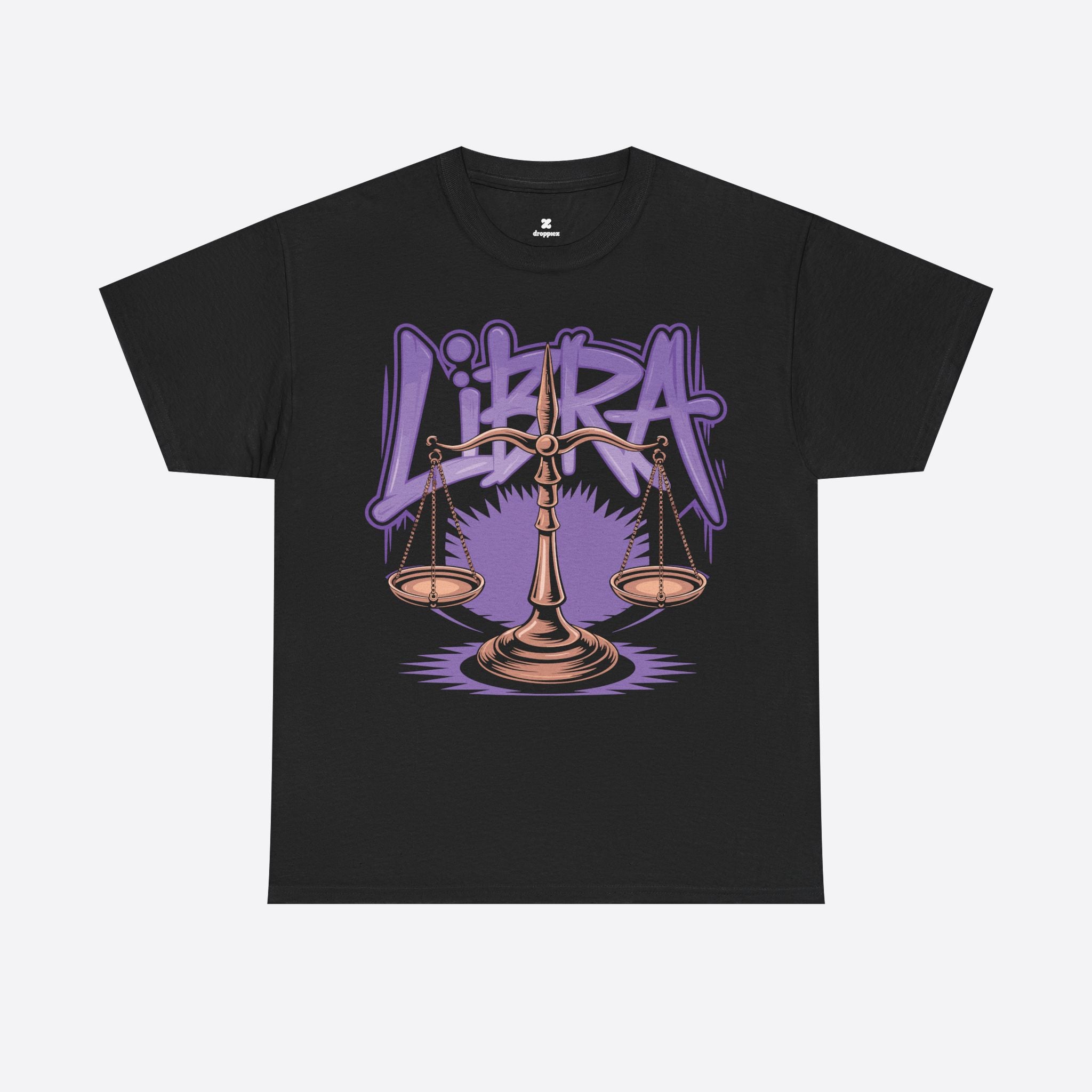 Libra Zodiac – Street Justice Balance Graphic Tee – Unisex T-Shirt