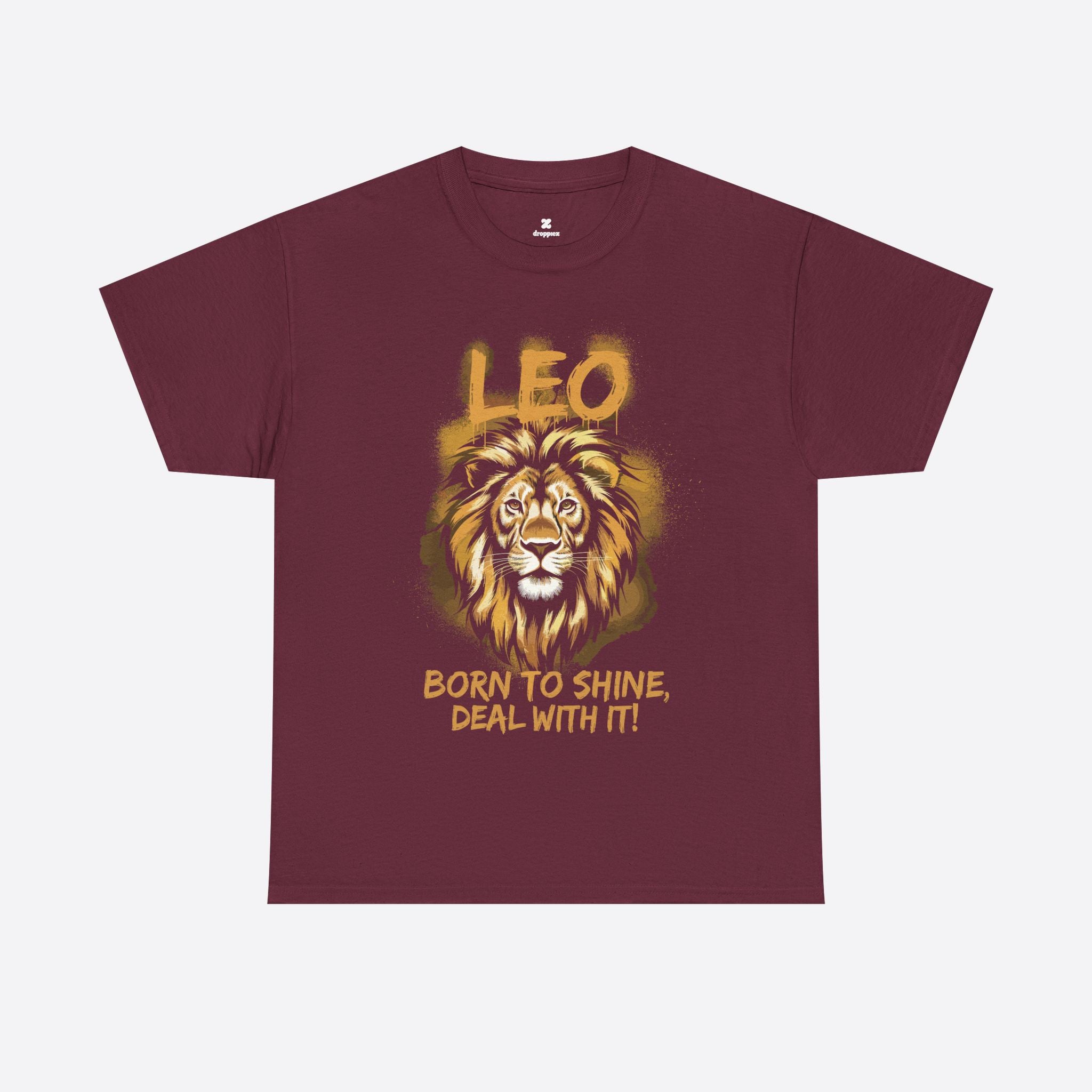 Leo Zodiac - King Energy, Born To Shine Deal With It - Unisex T-Shirt