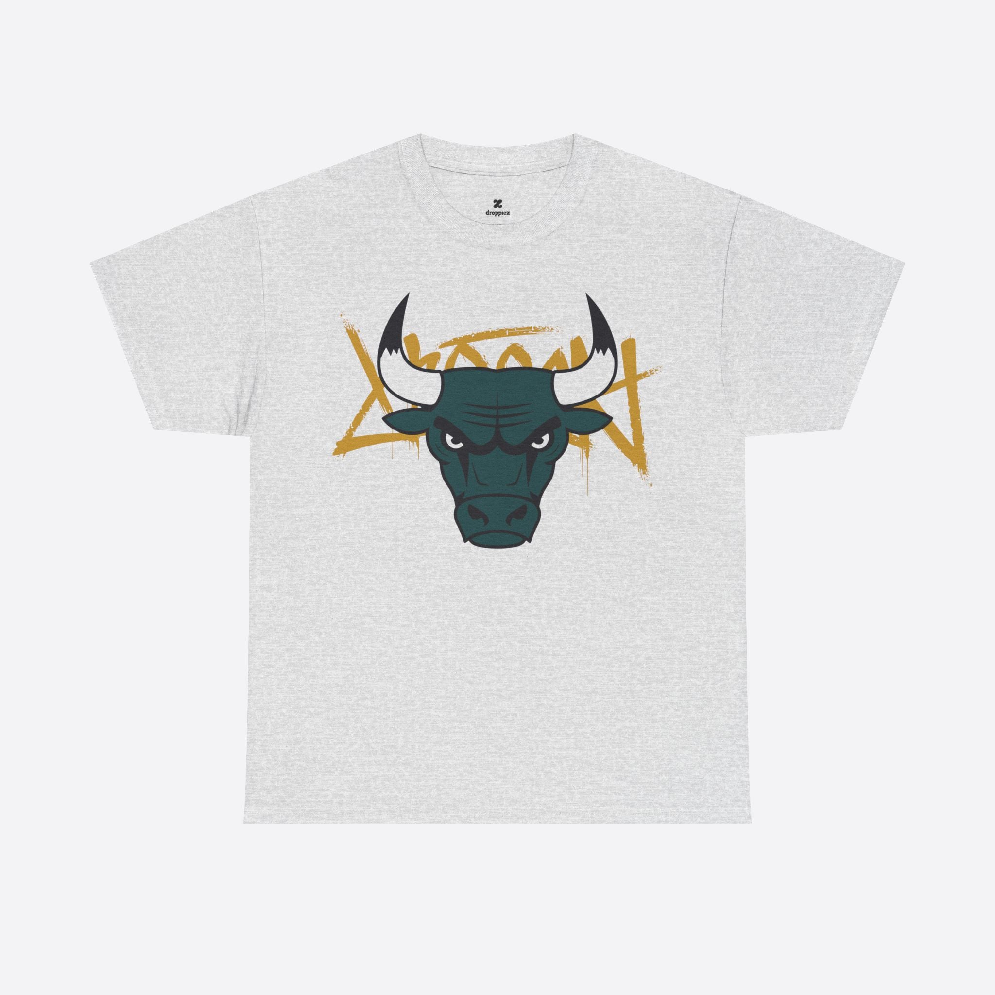 Taurus Zodiac – Fierce Bull Spray Art Tee – Unisex T-Shirt