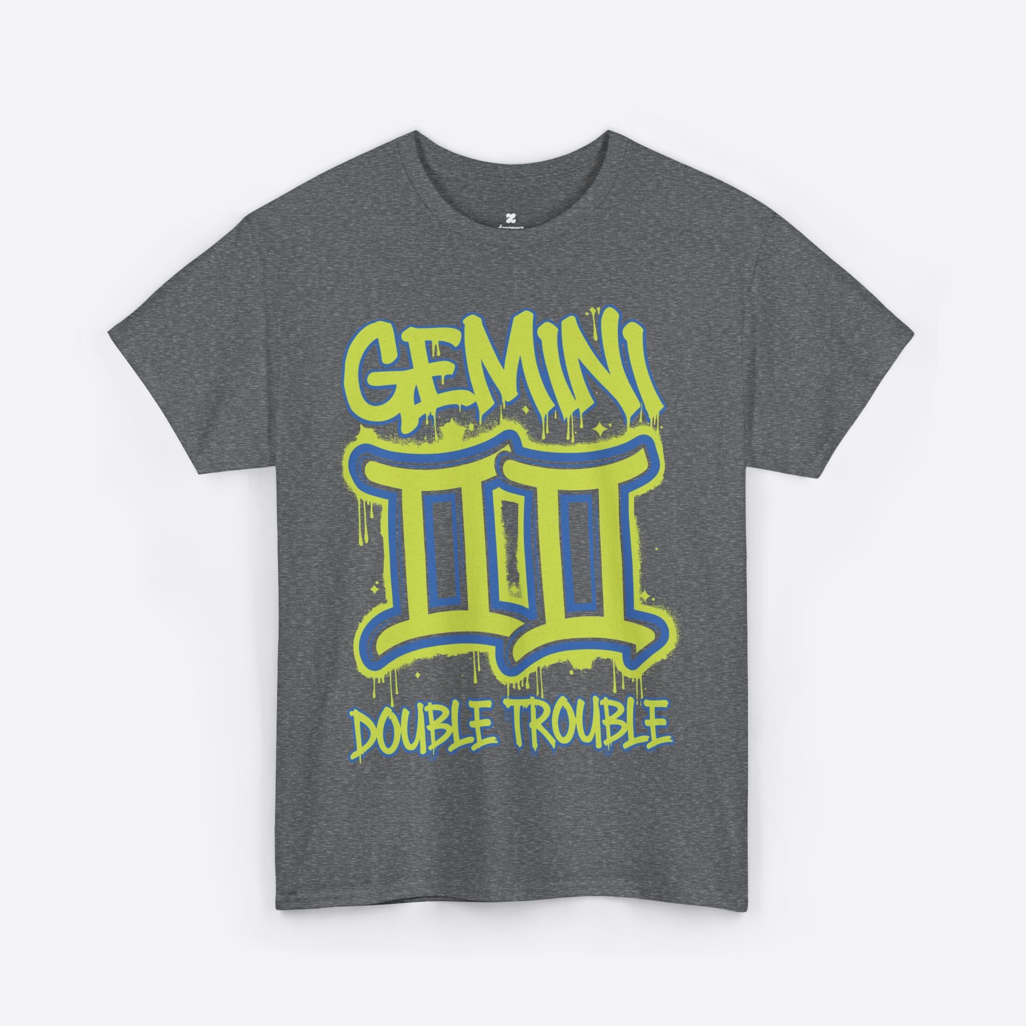 Gemini Zodiac - Double Trouble, Split Personality - Unisex T-Shirt