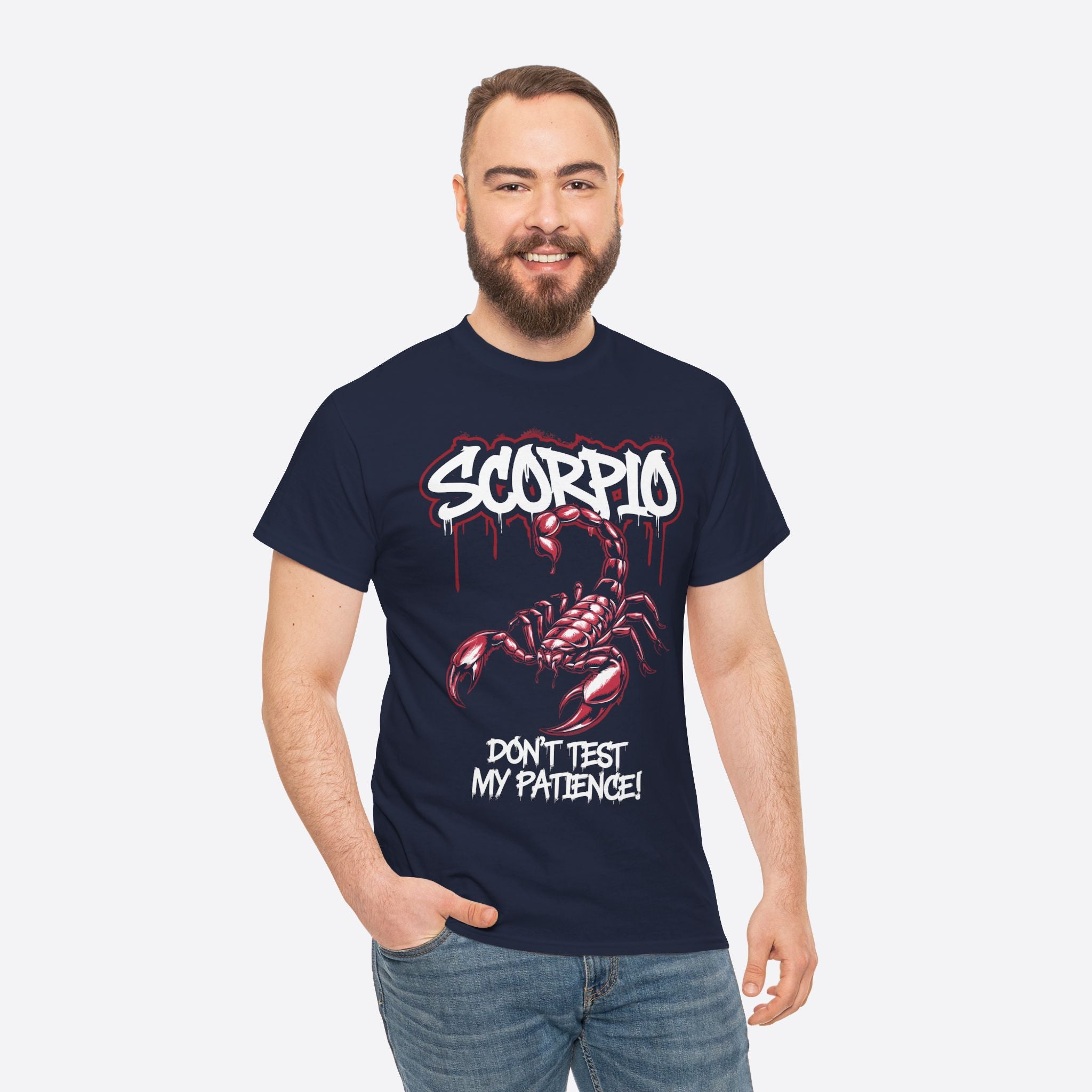 Scorpio Zodiac - Respect the Calm, Don’t Test My Patience - Unisex T-Shirt
