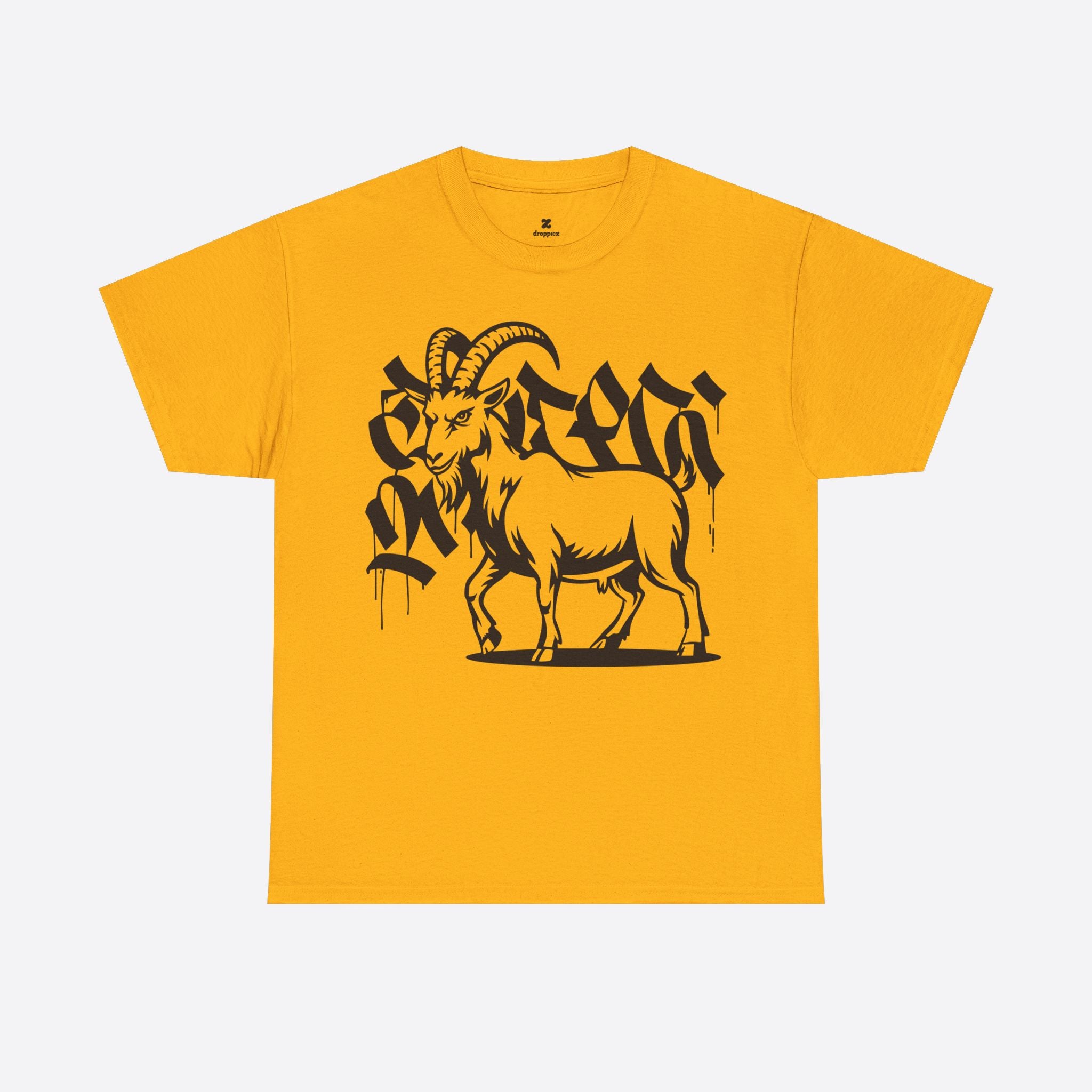Capricorn Zodiac - Graffiti Goat Graphic Tee - Unisex T-Shirt