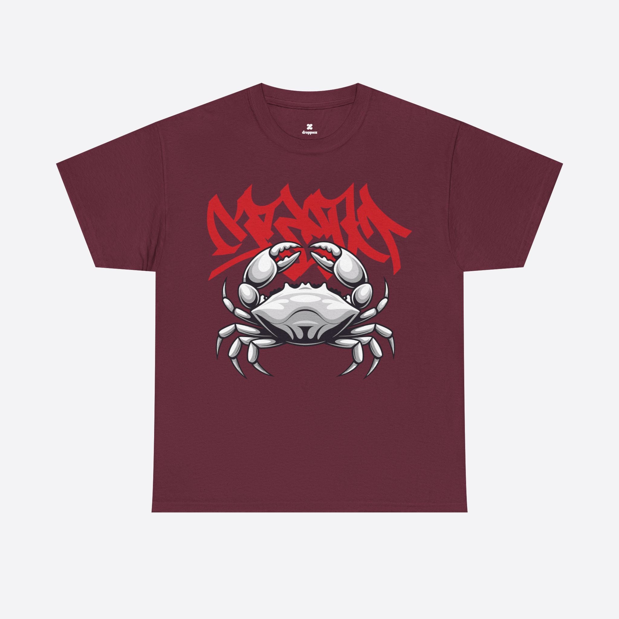 Cancer Zodiac – Urban Red Tag Crab Tee – Unisex T-Shirt
