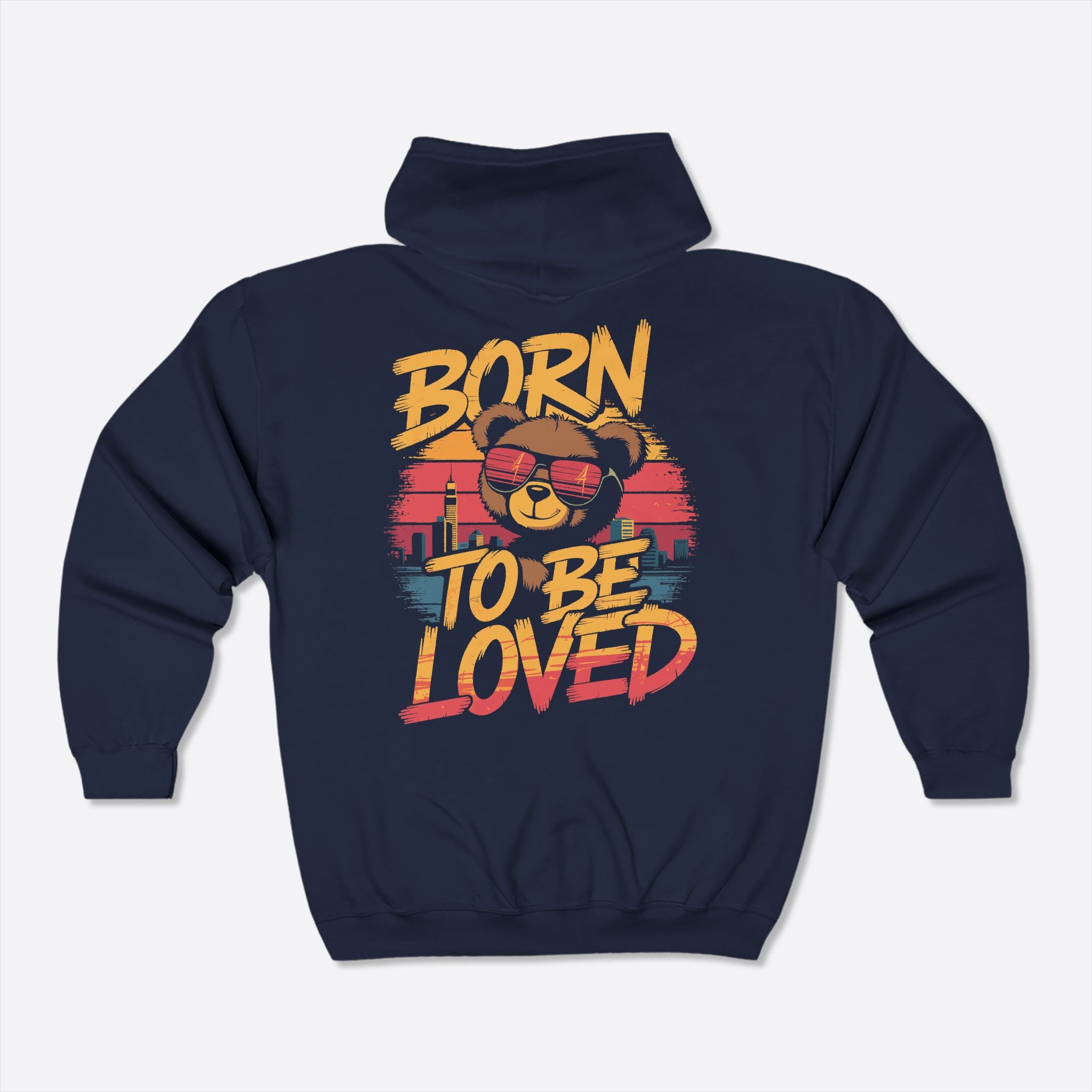 Loved Unisex Zip-Up Hoodie – Wild Teddy Groove