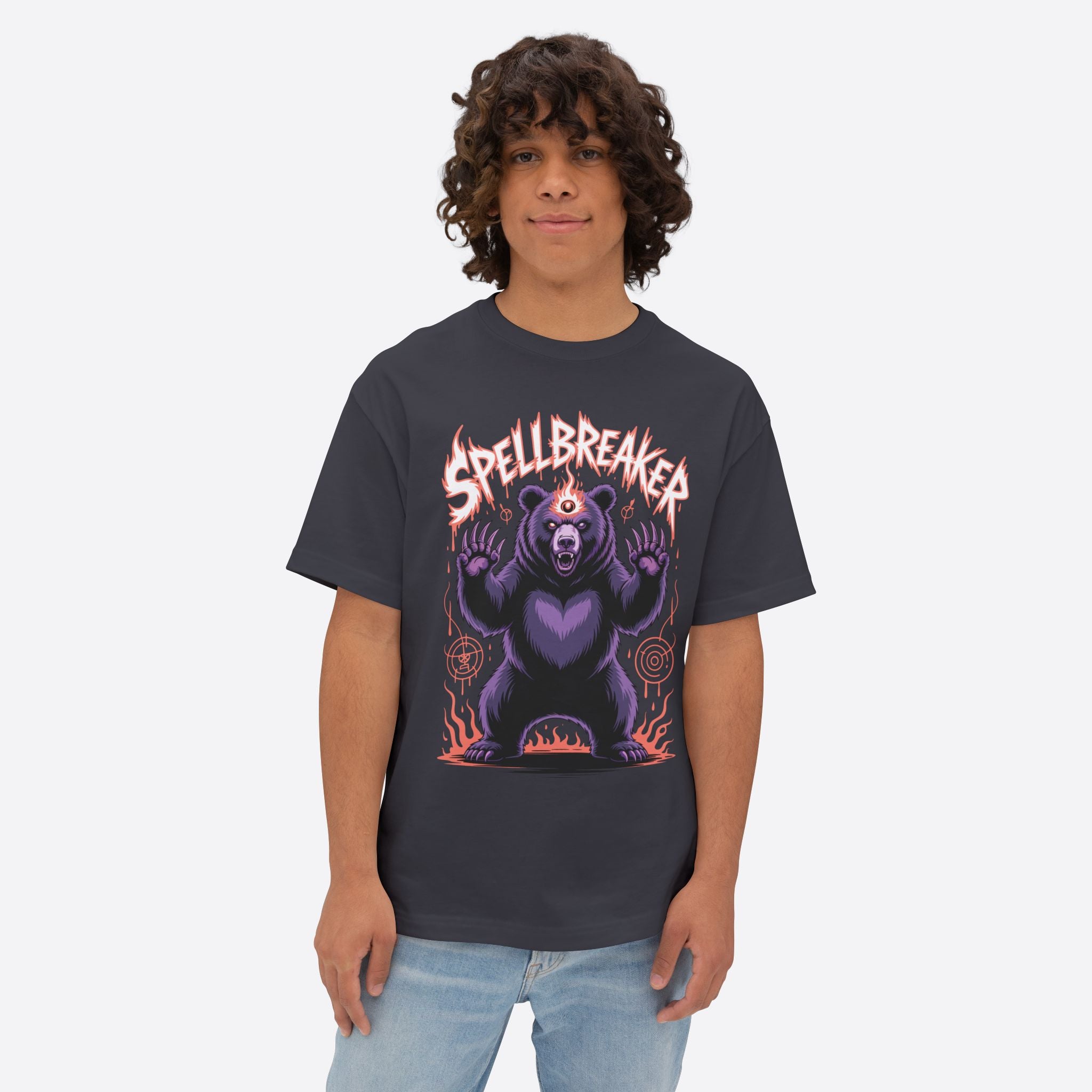 Spell Breaker Graphics Unisex Oversized Boxy Tee