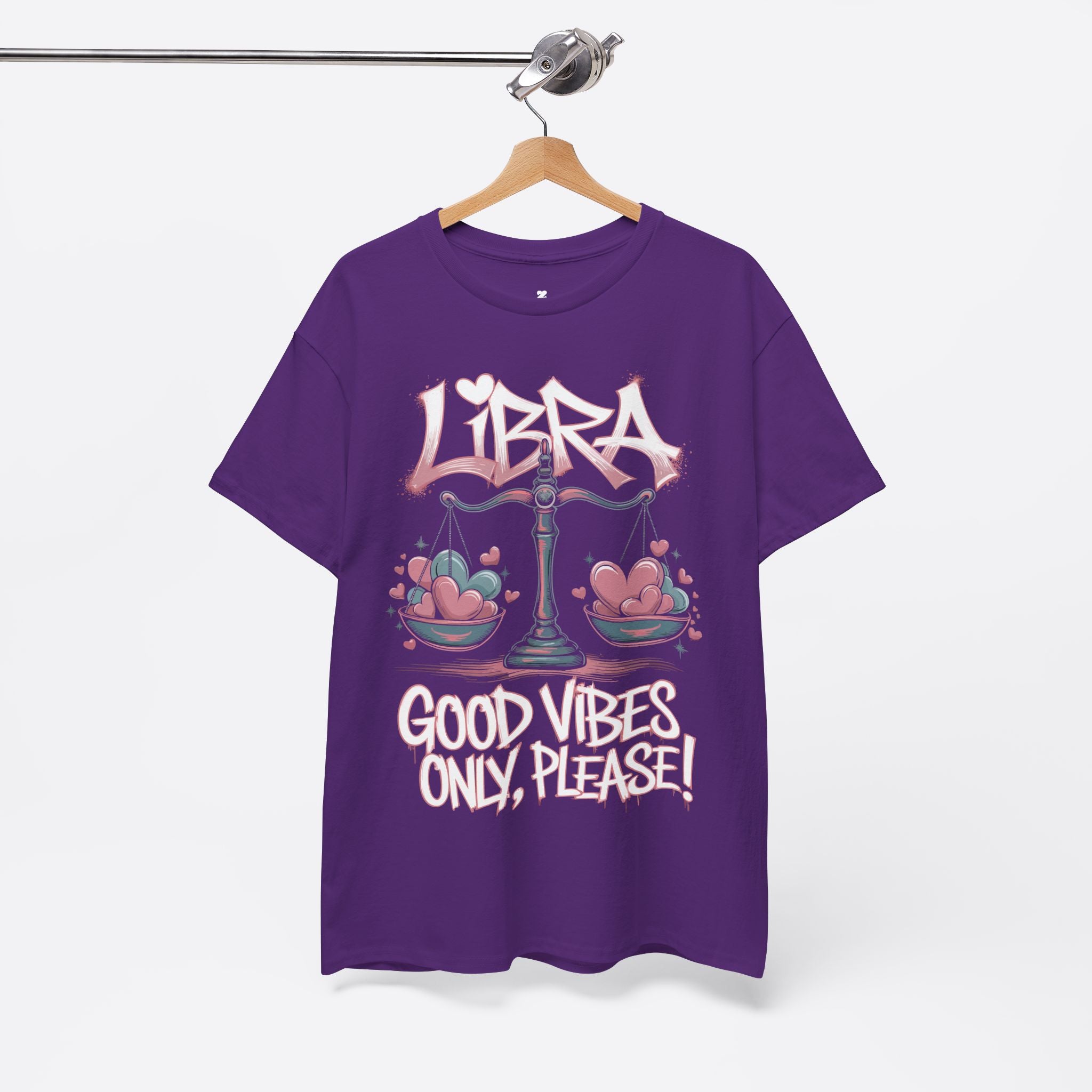 Libra Zodiac - Peaceful Life, Good Vibes Only Please - Unisex T-Shirt