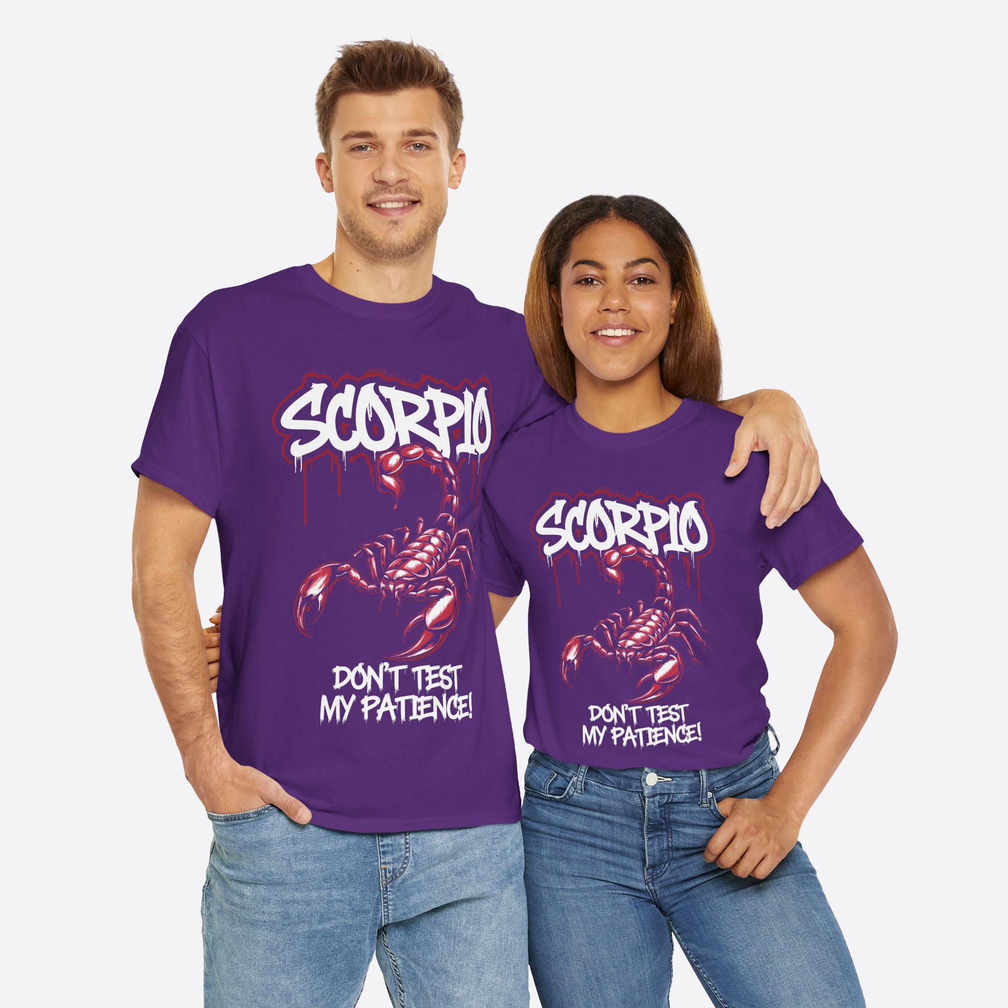 Scorpio Zodiac - Respect the Calm, Don’t Test My Patience - Unisex T-Shirt