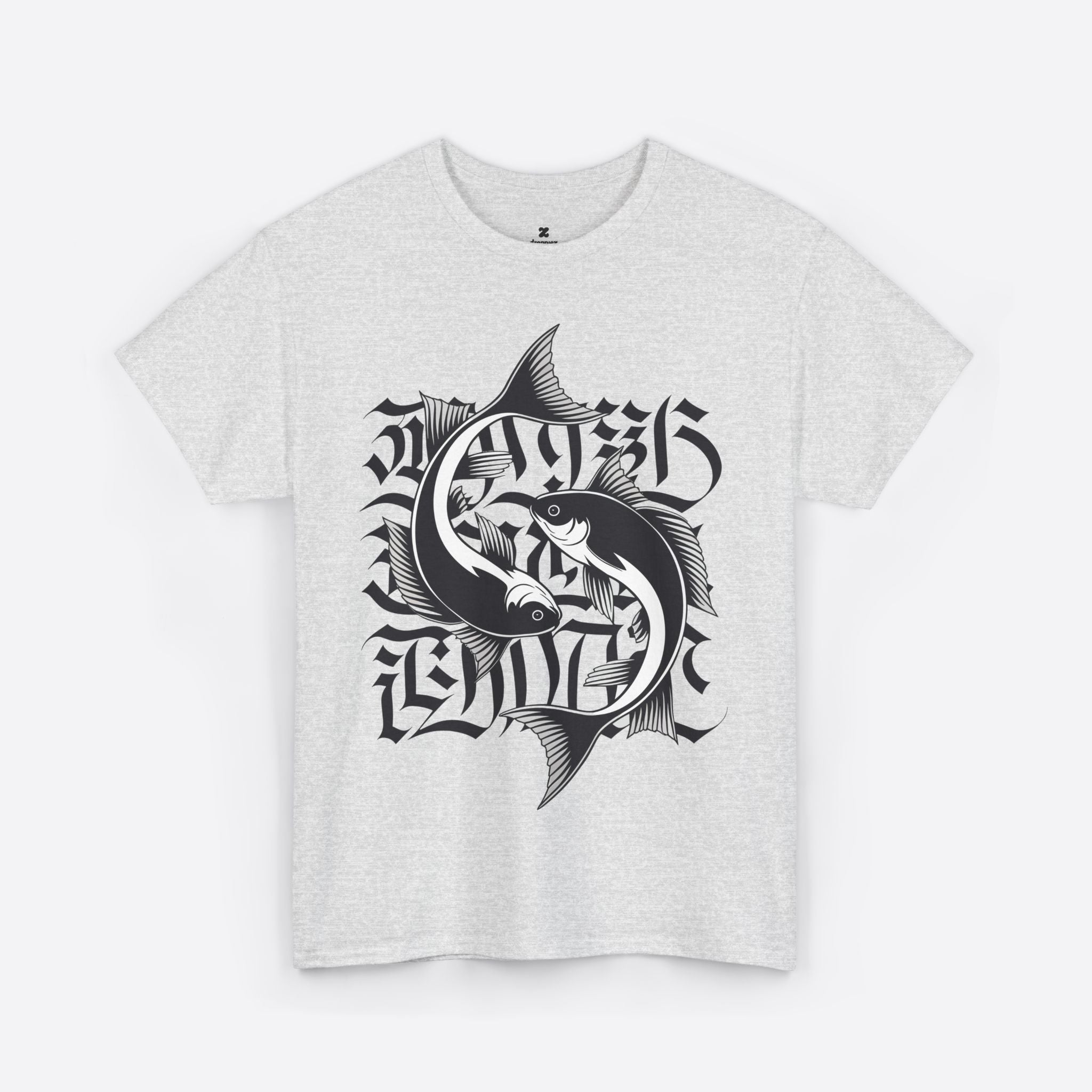 Pisces Zodiac - Flowing Fish Tee - Unisex T-Shirt