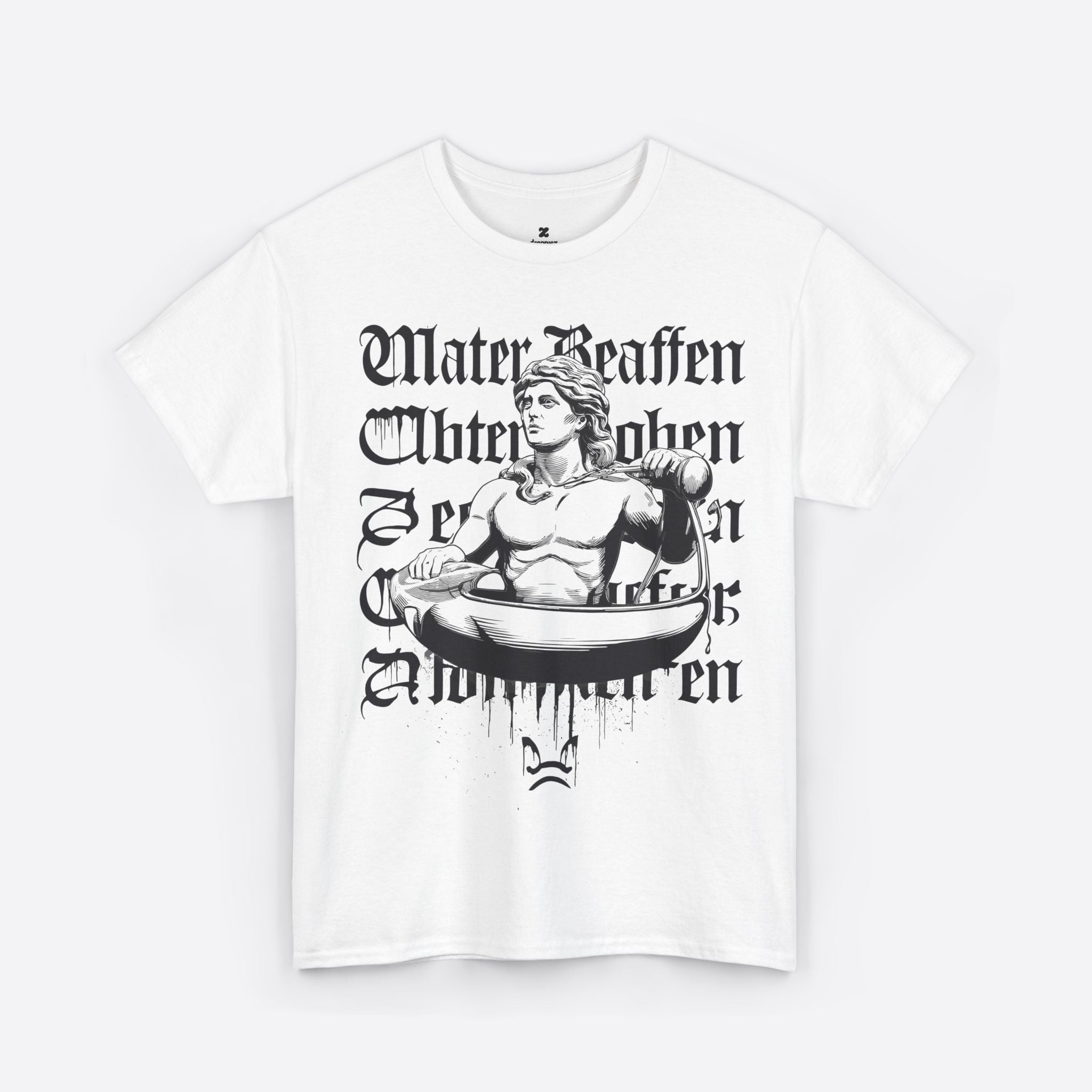 Aquarius Zodiac - Water Bearer Drip Graphic Tee - Unisex T-Shirt