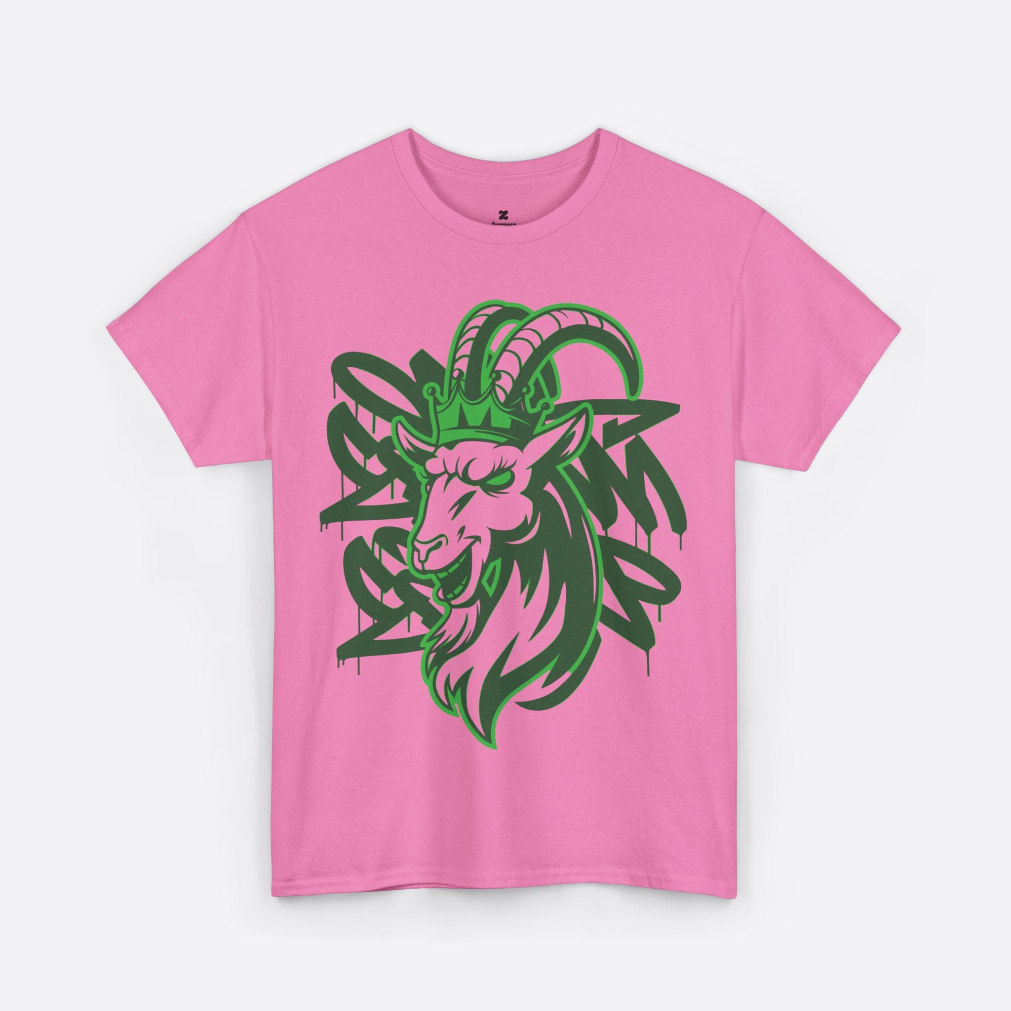 Capricorn Zodiac - Neon Goat Graffiti Graphic Tee - Unisex T-Shirt