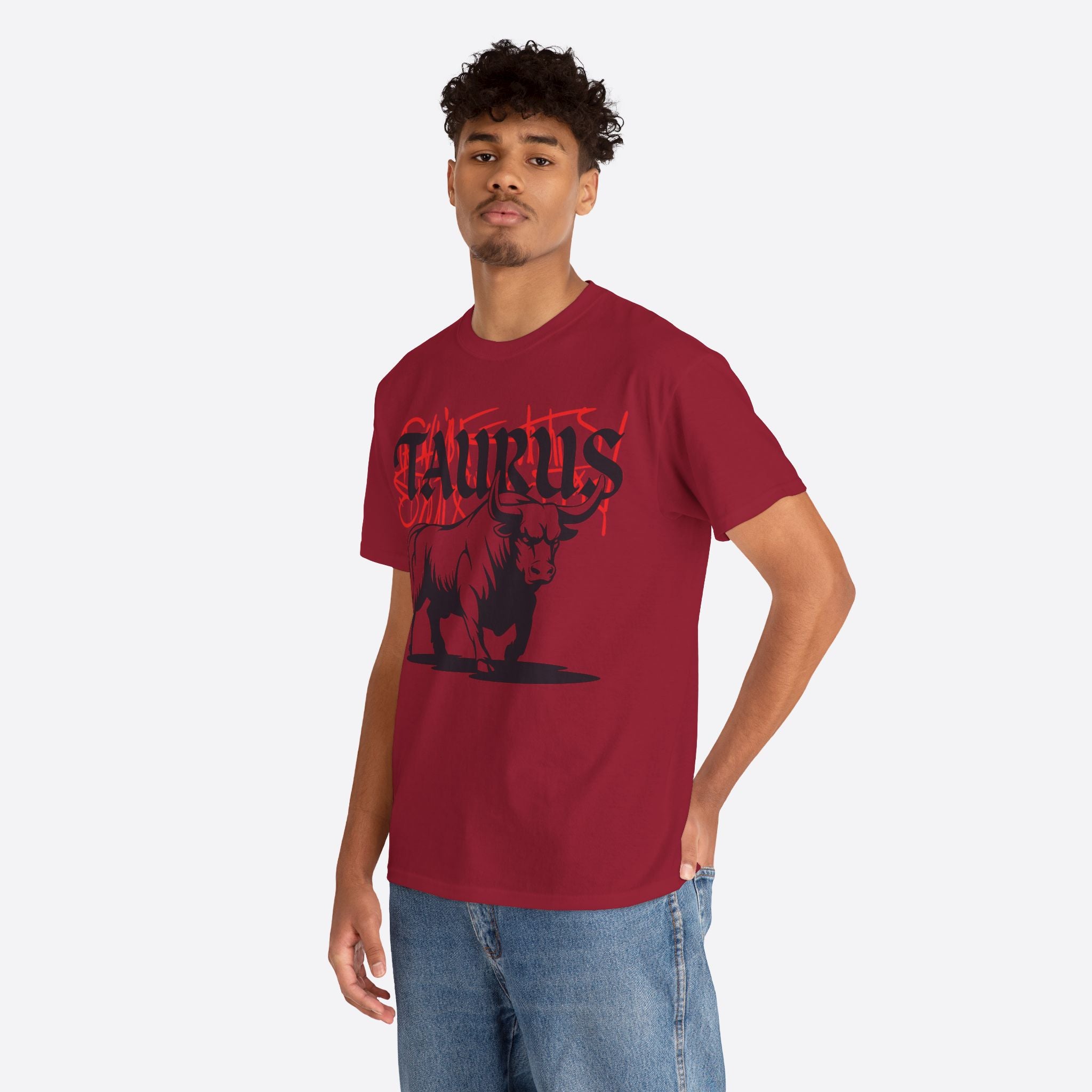 Taurus Zodiac - Graffiti Taurus Bull Graphic Tee - Unisex T-Shirt