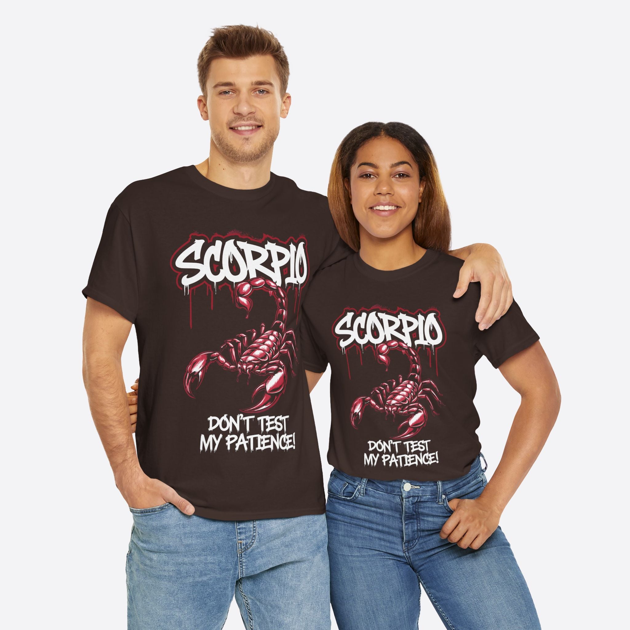 Scorpio Zodiac - Respect the Calm, Don’t Test My Patience - Unisex T-Shirt