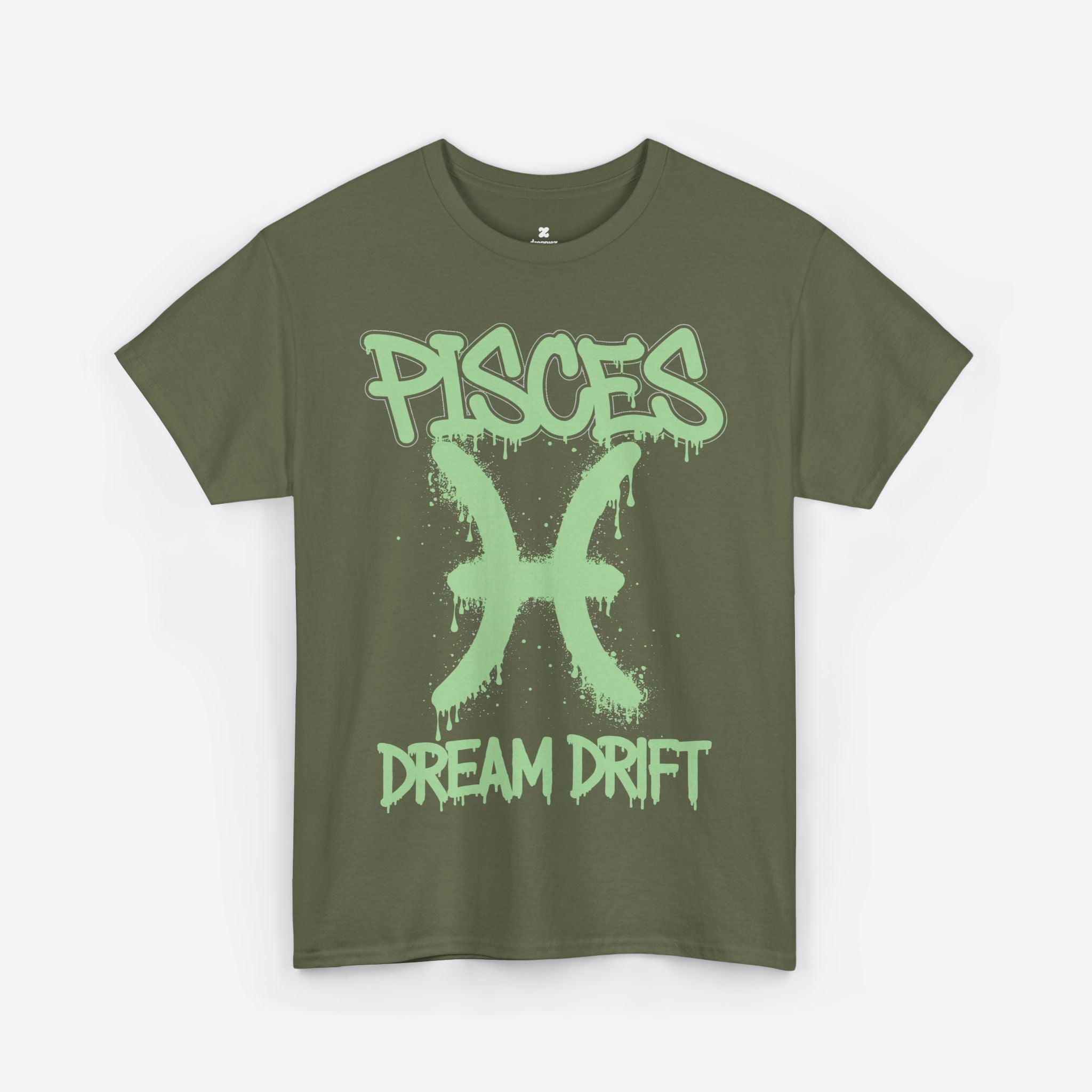 Pisces Zodiac - Dream Drift Bubble Pop Tee - Unisex T-Shirt