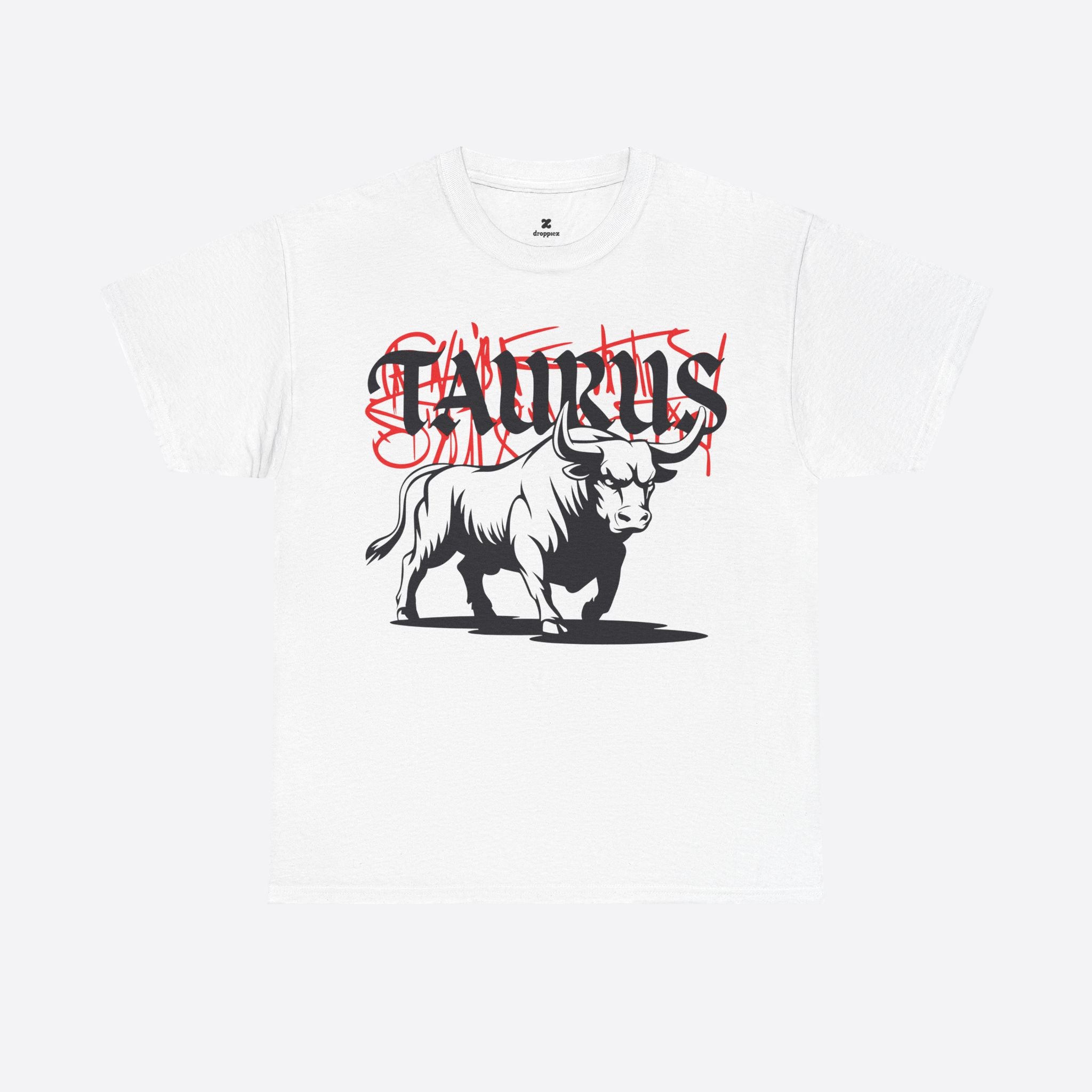 Taurus Zodiac - Graffiti Taurus Bull Graphic Tee - Unisex T-Shirt
