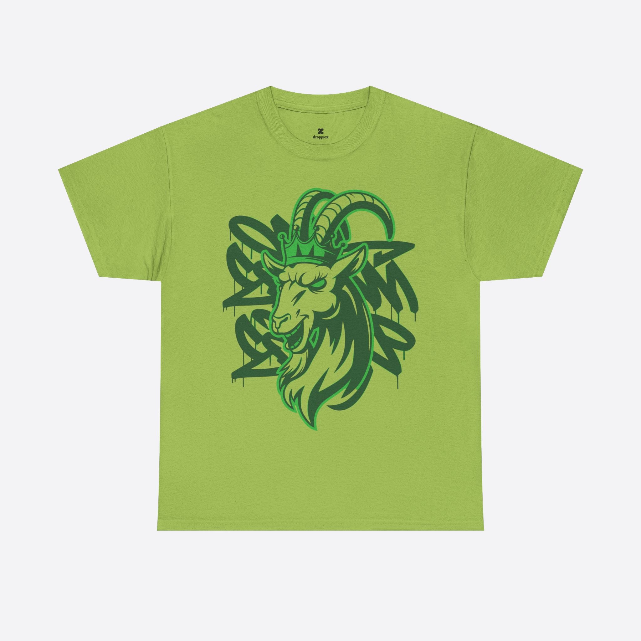 Capricorn Zodiac - Neon Goat Graffiti Graphic Tee - Unisex T-Shirt