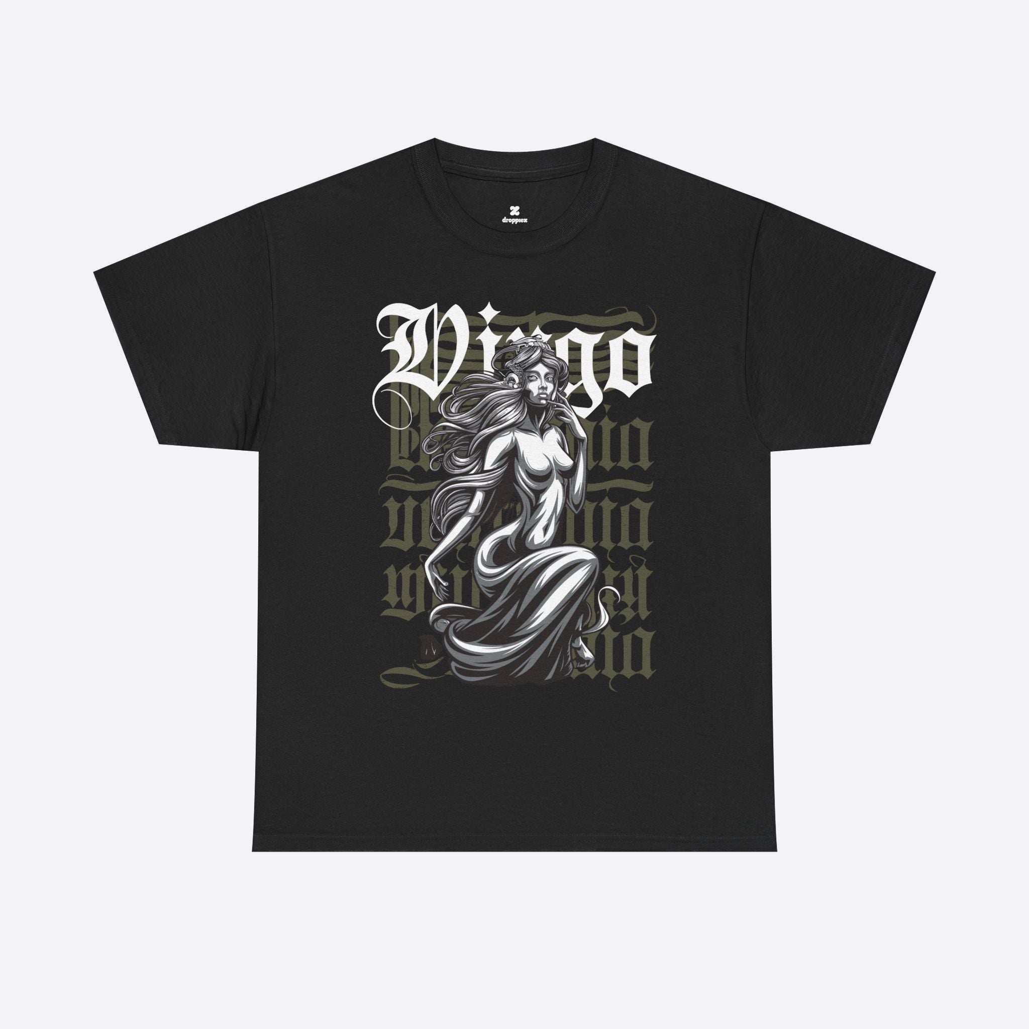 Virgo Zodiac – Dark Graceful Goddess Tee – Unisex T-Shirt