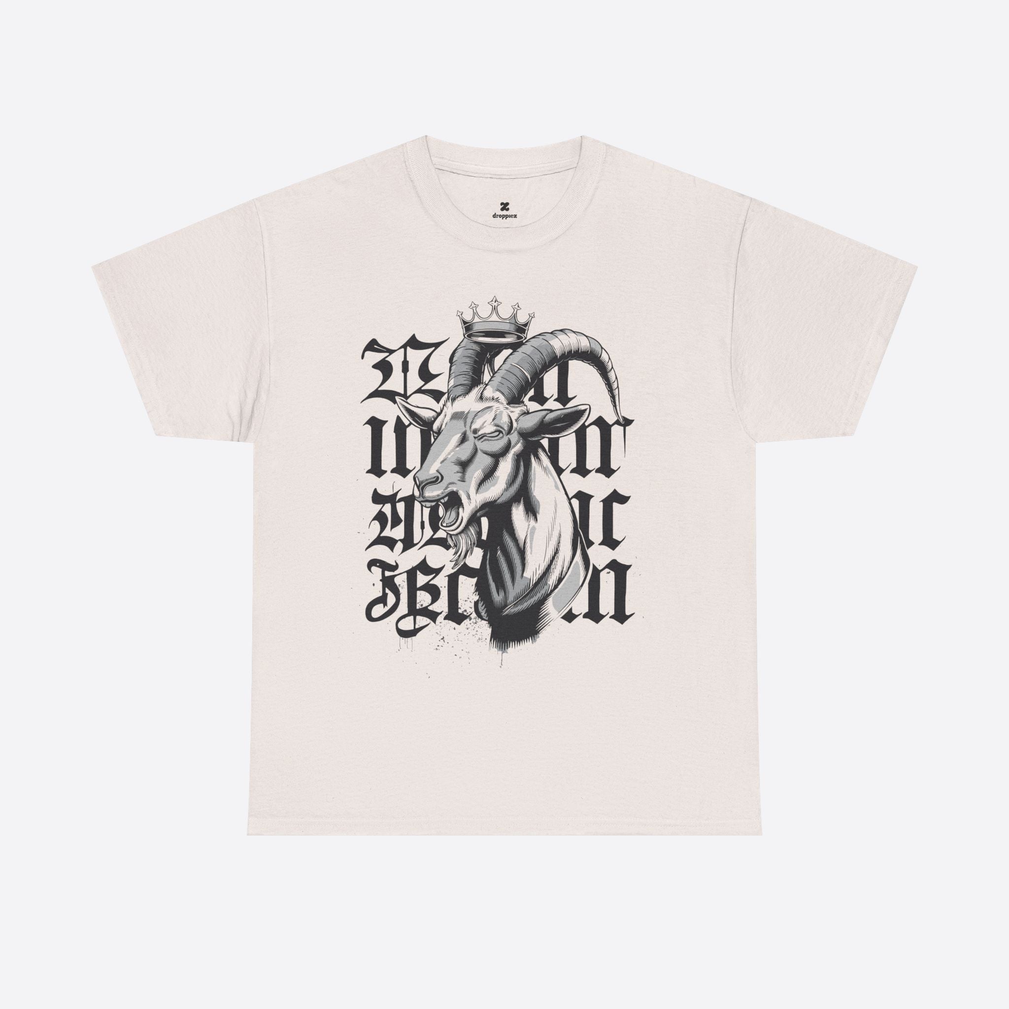 Capricorn Zodiac - Royal Ink Goat Graffiti Tee - Unisex T-Shirt