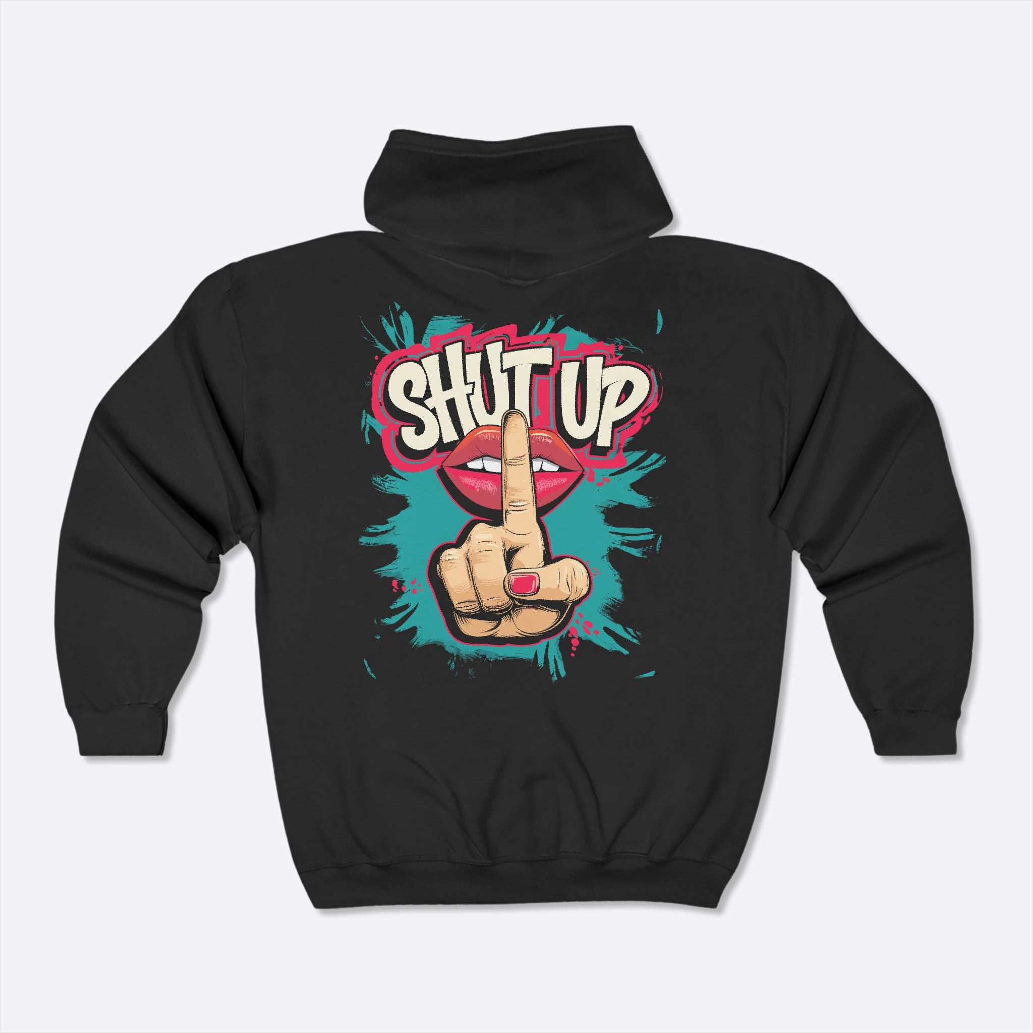 Typography Matters Women's Zip-Up Hoodie – Make a Statement