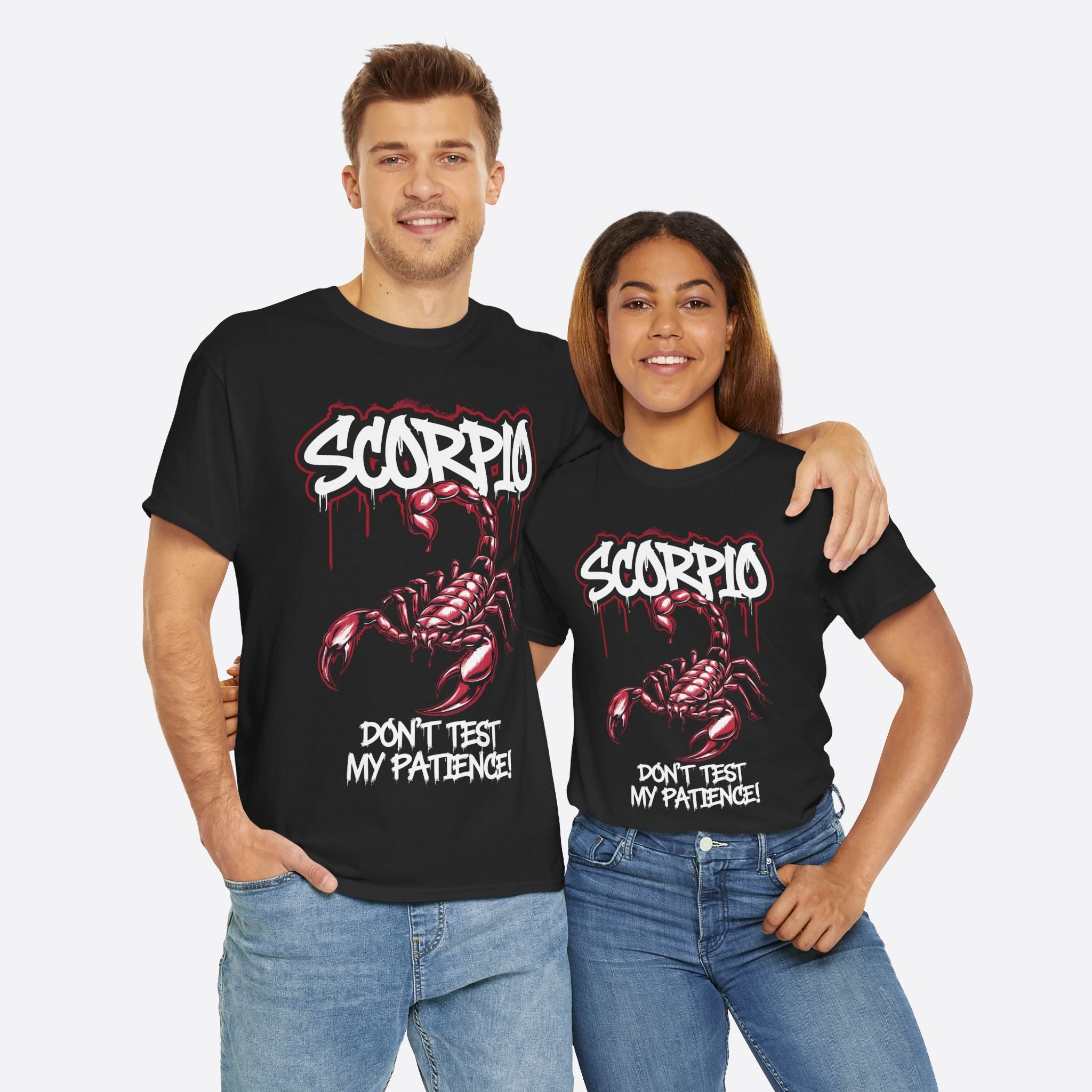 Scorpio Zodiac - Respect the Calm, Don’t Test My Patience - Unisex T-Shirt