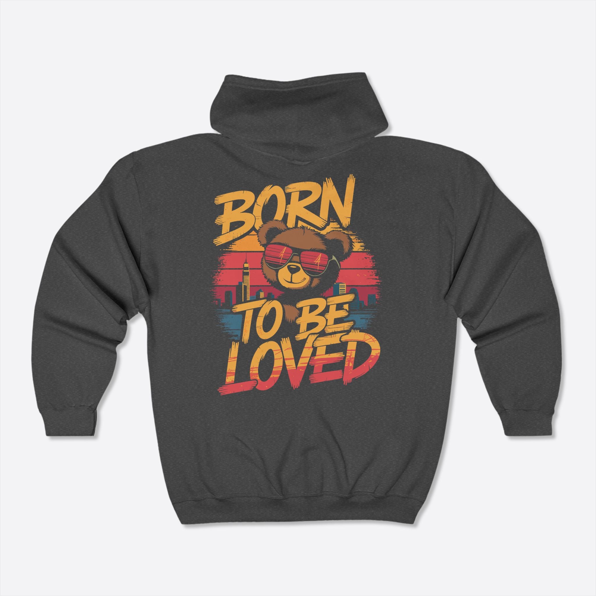 Loved Unisex Zip-Up Hoodie – Wild Teddy Groove