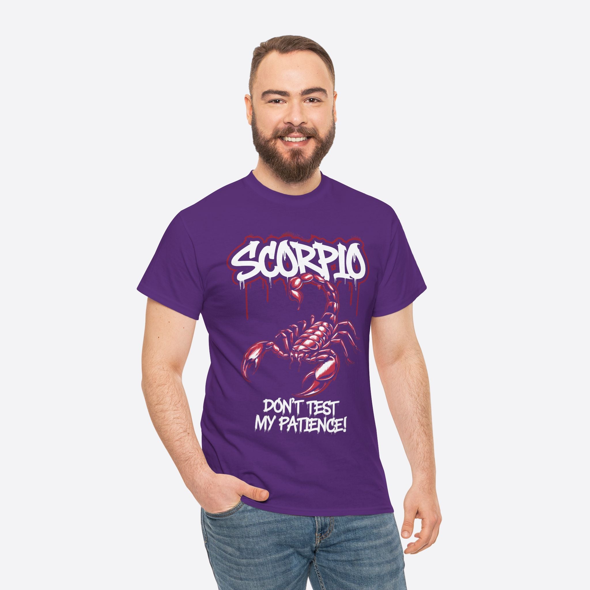 Scorpio Zodiac - Respect the Calm, Don’t Test My Patience - Unisex T-Shirt