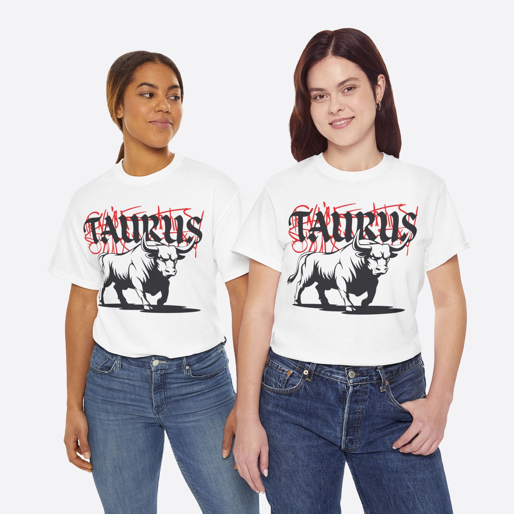 Taurus Zodiac - Graffiti Taurus Bull Graphic Tee - Unisex T-Shirt