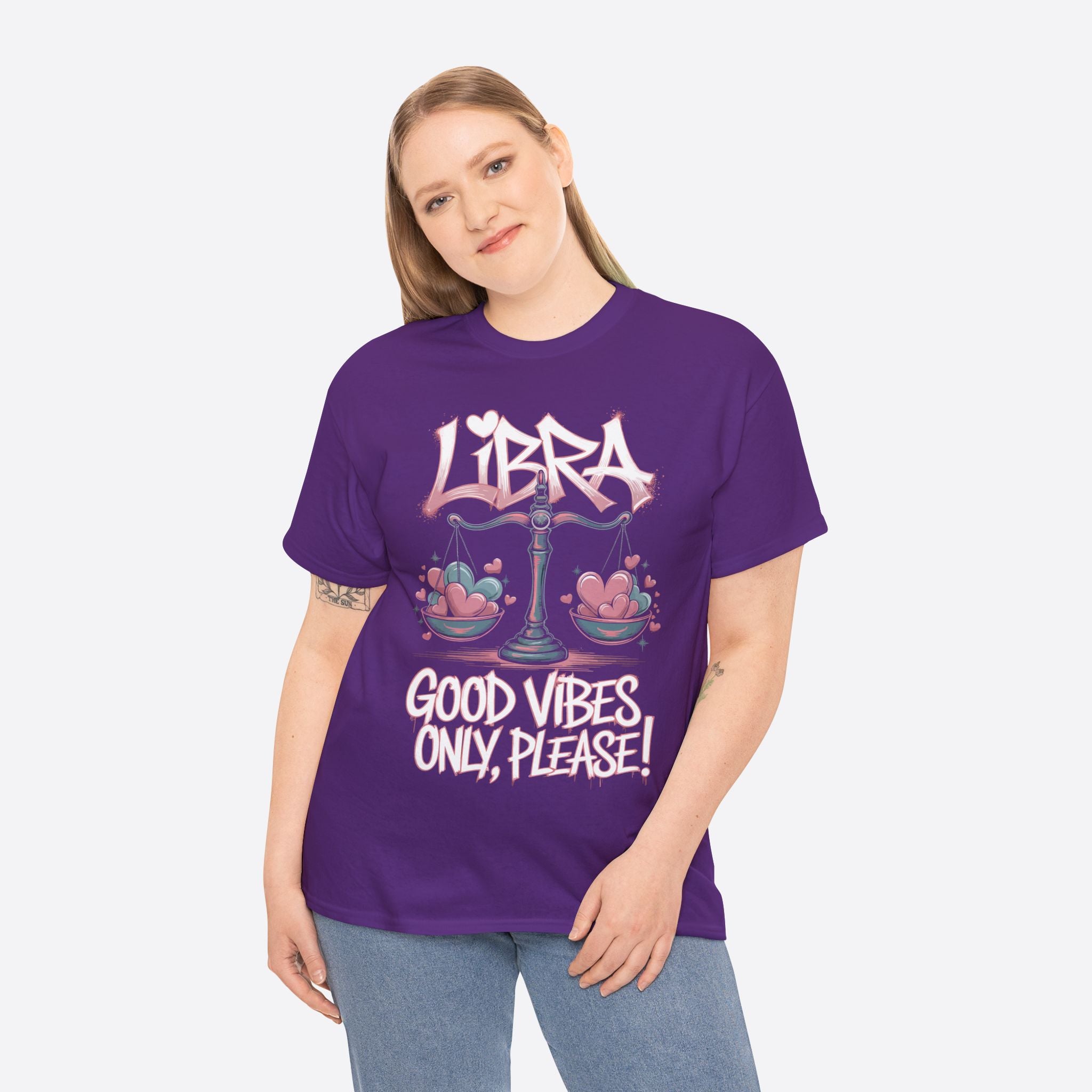 Libra Zodiac - Peaceful Life, Good Vibes Only Please - Unisex T-Shirt