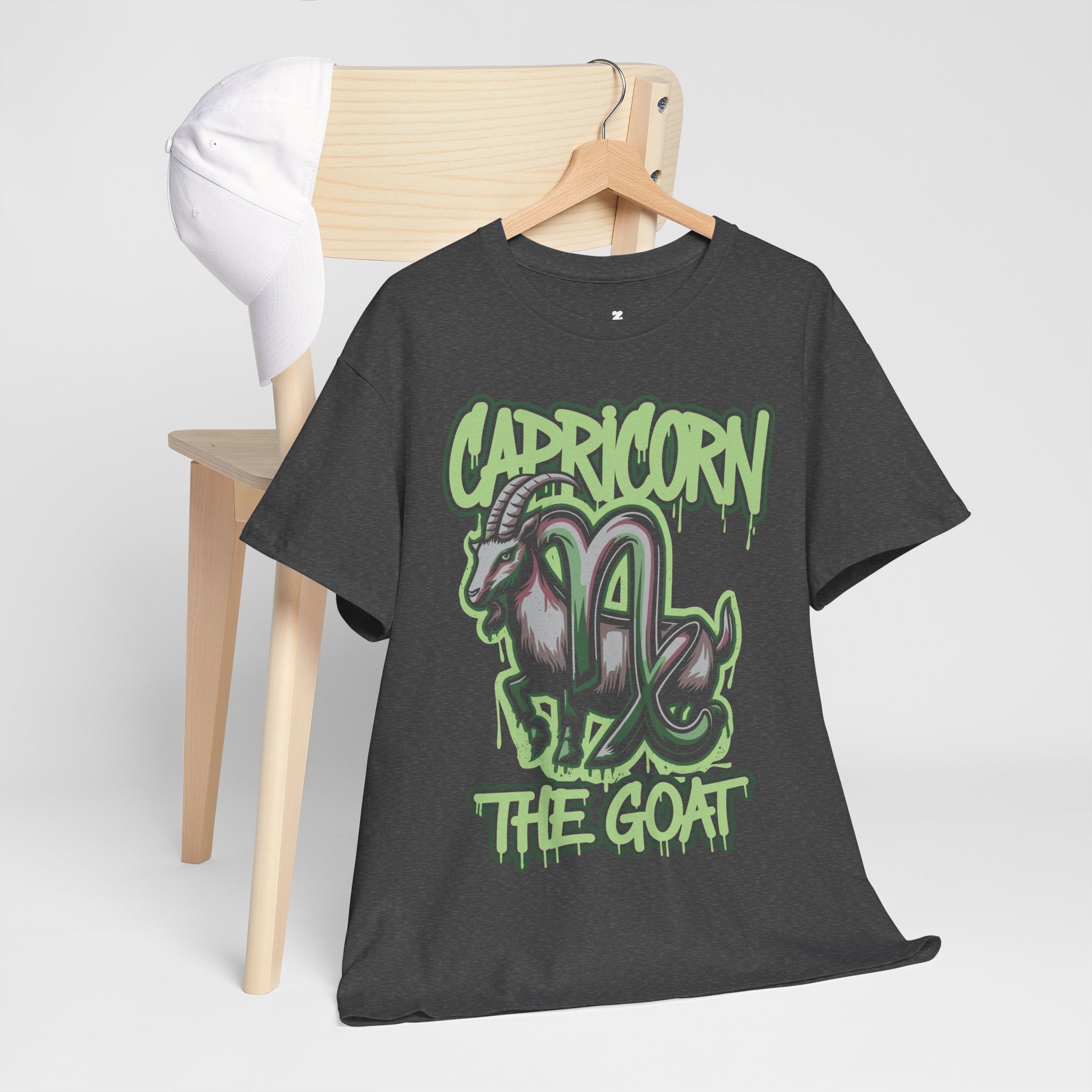 Capricorn Zodiac - The Goat Graffiti Hustle Tee - Unisex T-Shirt