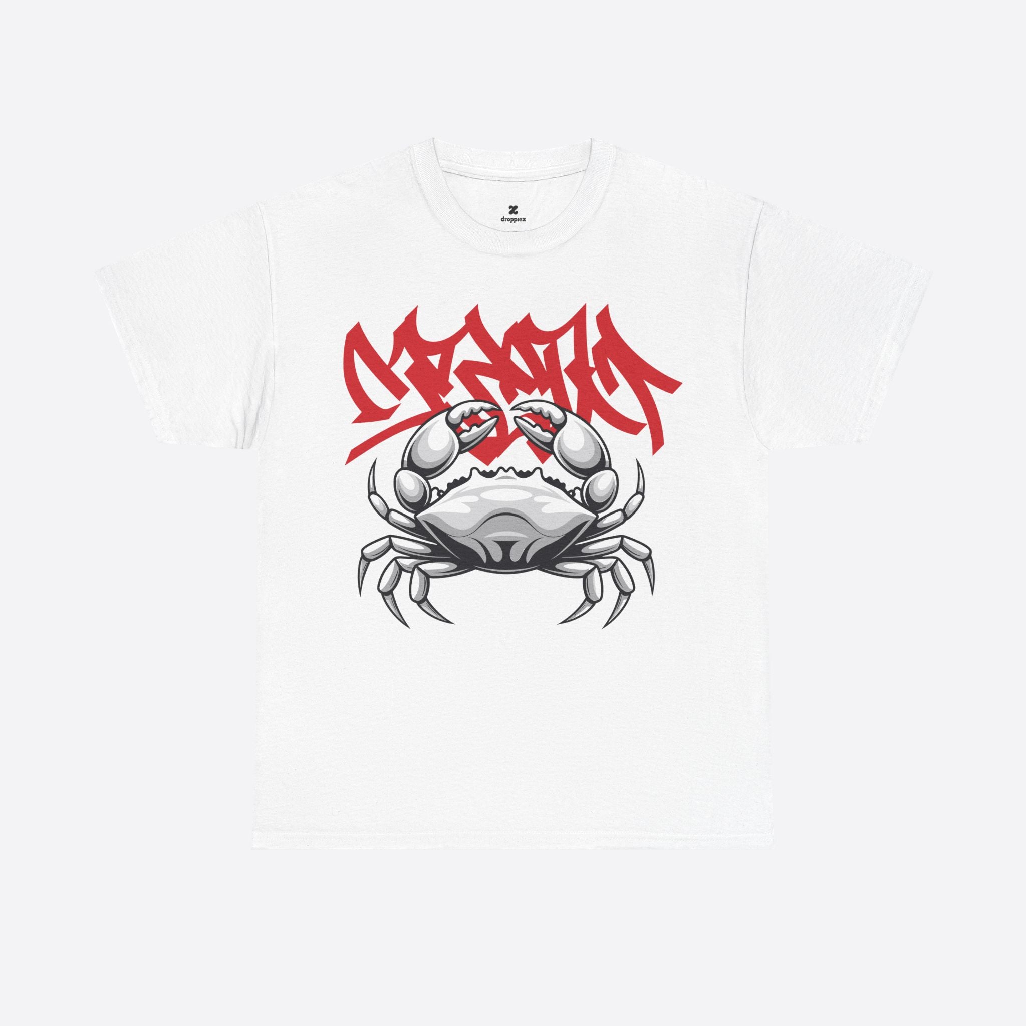 Cancer Zodiac – Urban Red Tag Crab Tee – Unisex T-Shirt