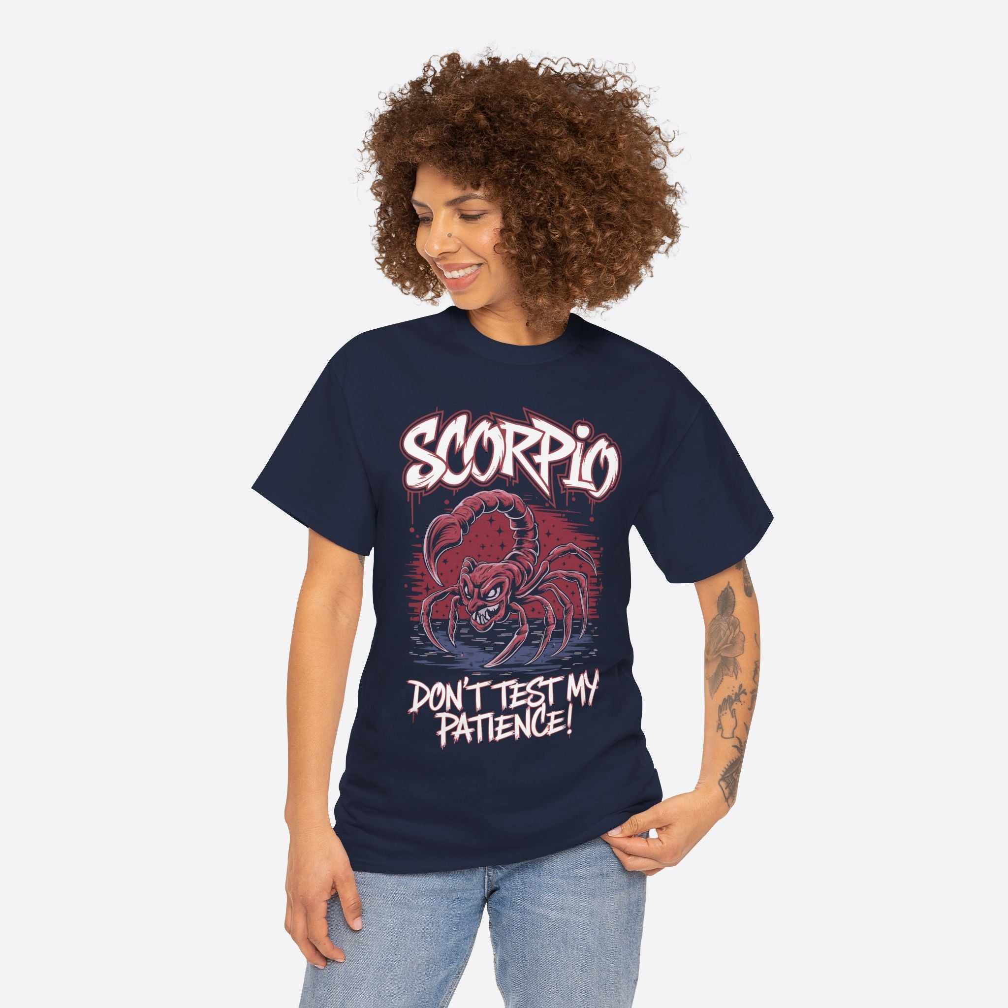Scorpio Zodiac - Intense Soul, Don’t Test My Patience - Unisex T-Shirt