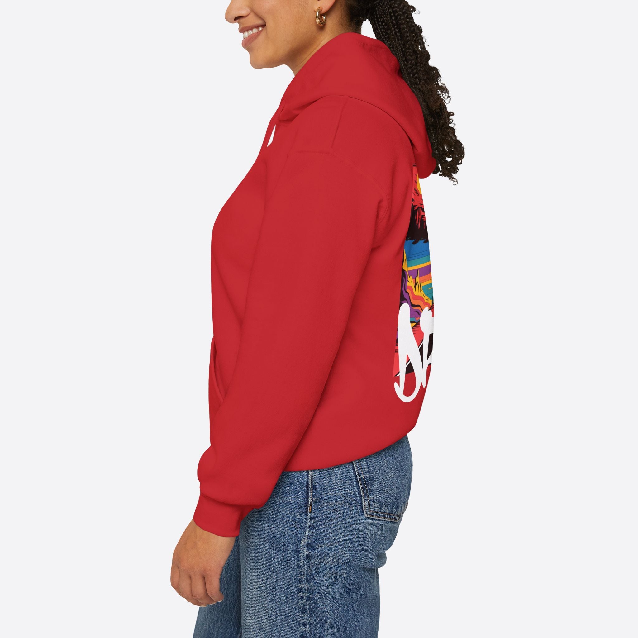 Unisex Colorblock Hoodie – Bold Colors