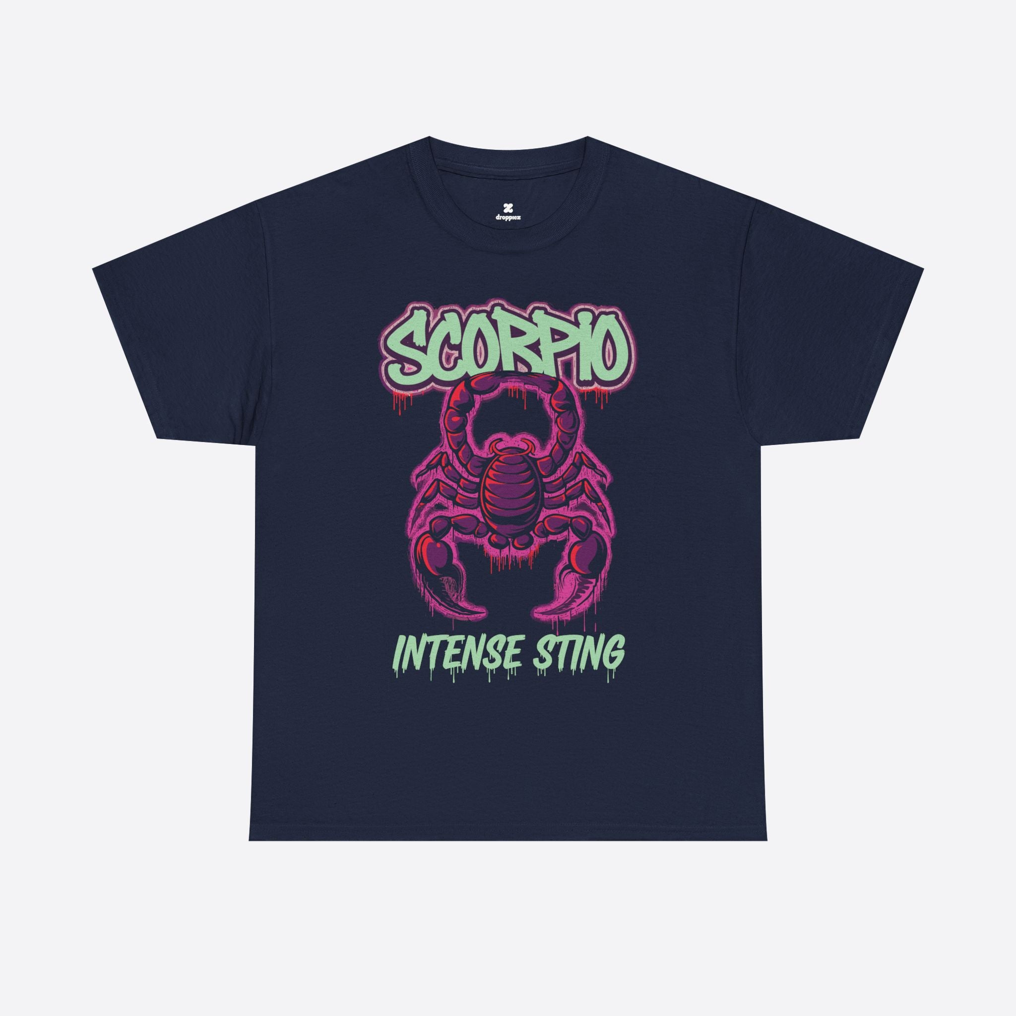 Scorpio Zodiac - Intense Sting Neon Tee- Unisex T-Shirt