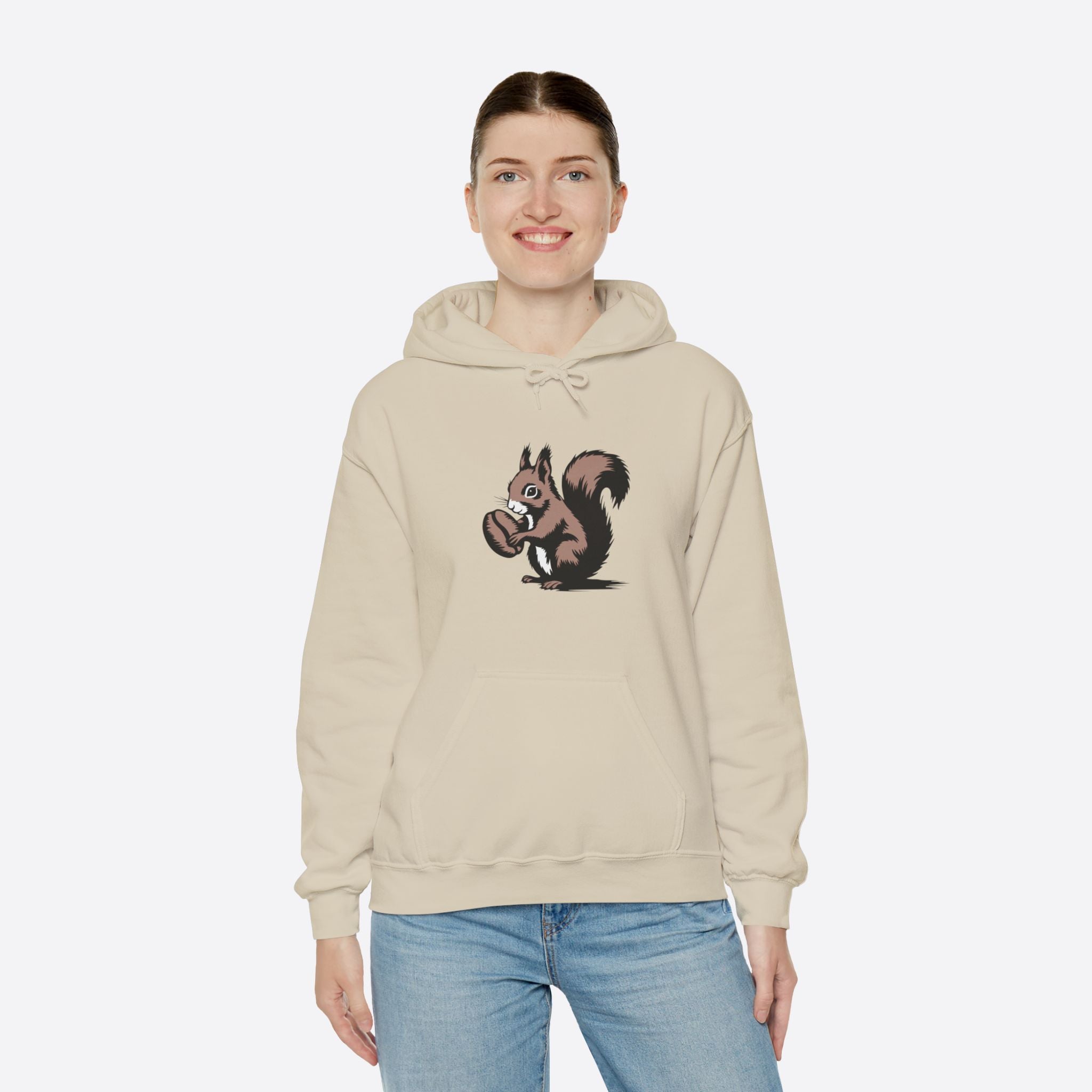 Unisex Squirrel Hoodie – Soft for Everyone