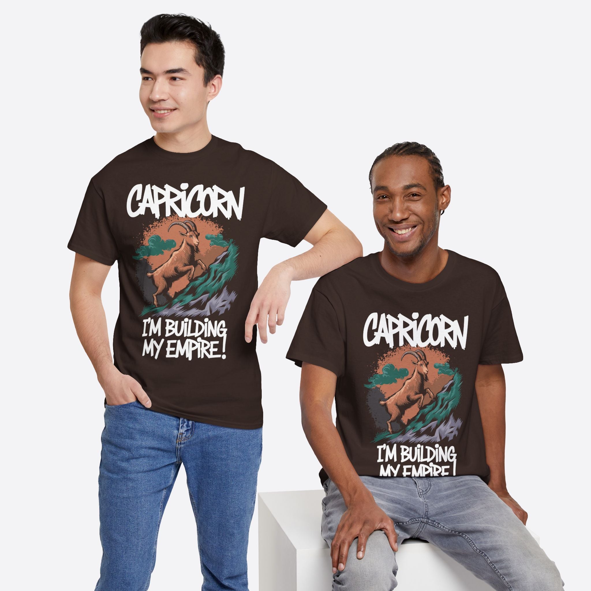 Capricorn Zodiac - I’m Building My Empire, Climb Like a Boss - Unisex T-Shirt