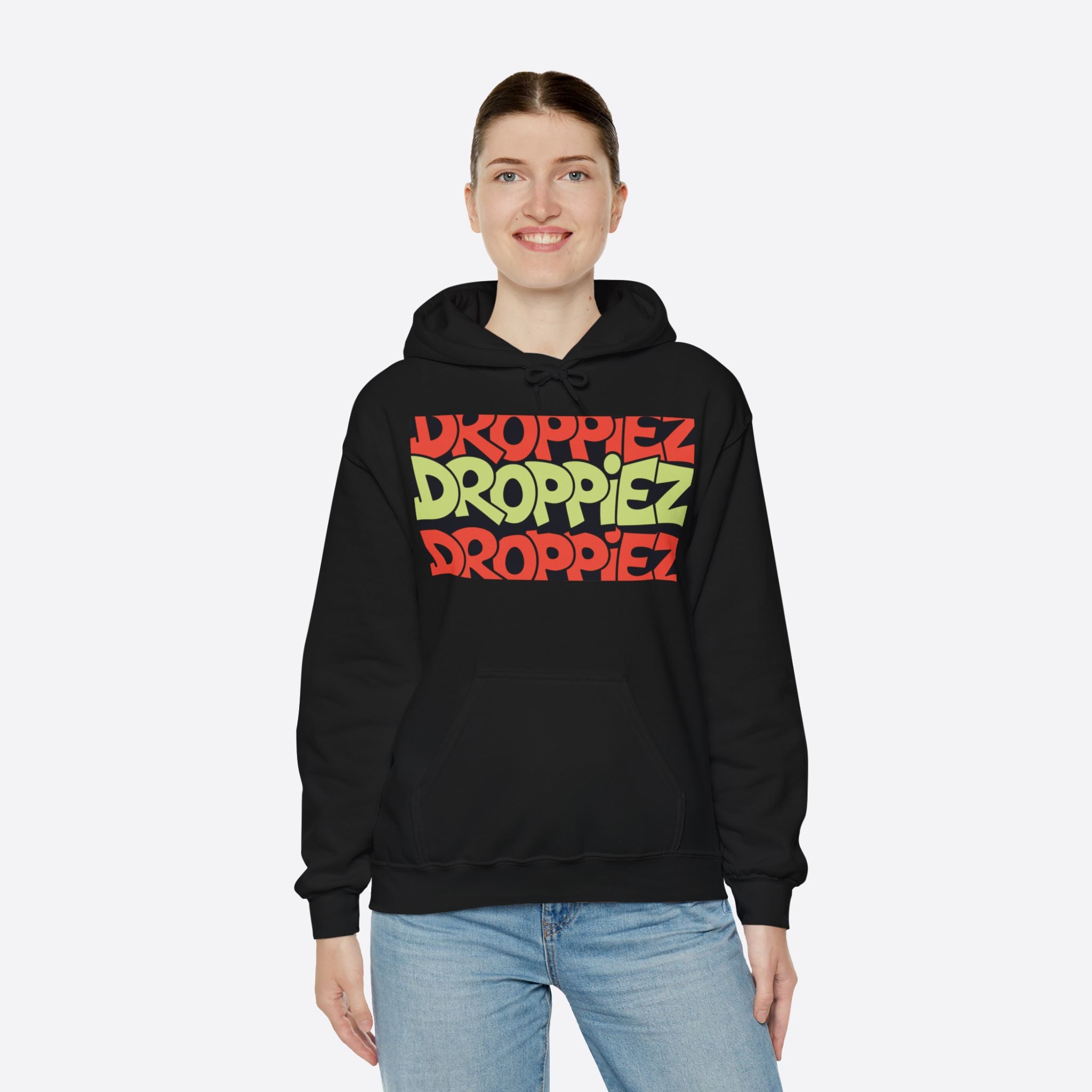 Unisex Dripdrop Hoodie with Bold Graphics – Statement Look