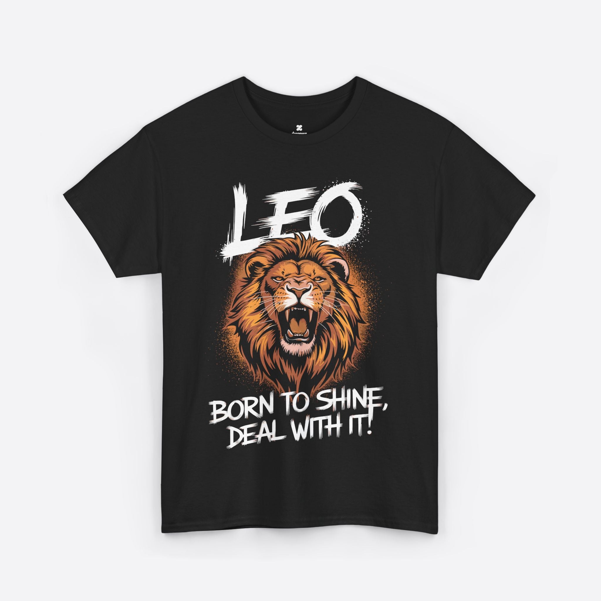 Leo Zodiac - Born to Shine, Deal With It - Unisex T-Shirt