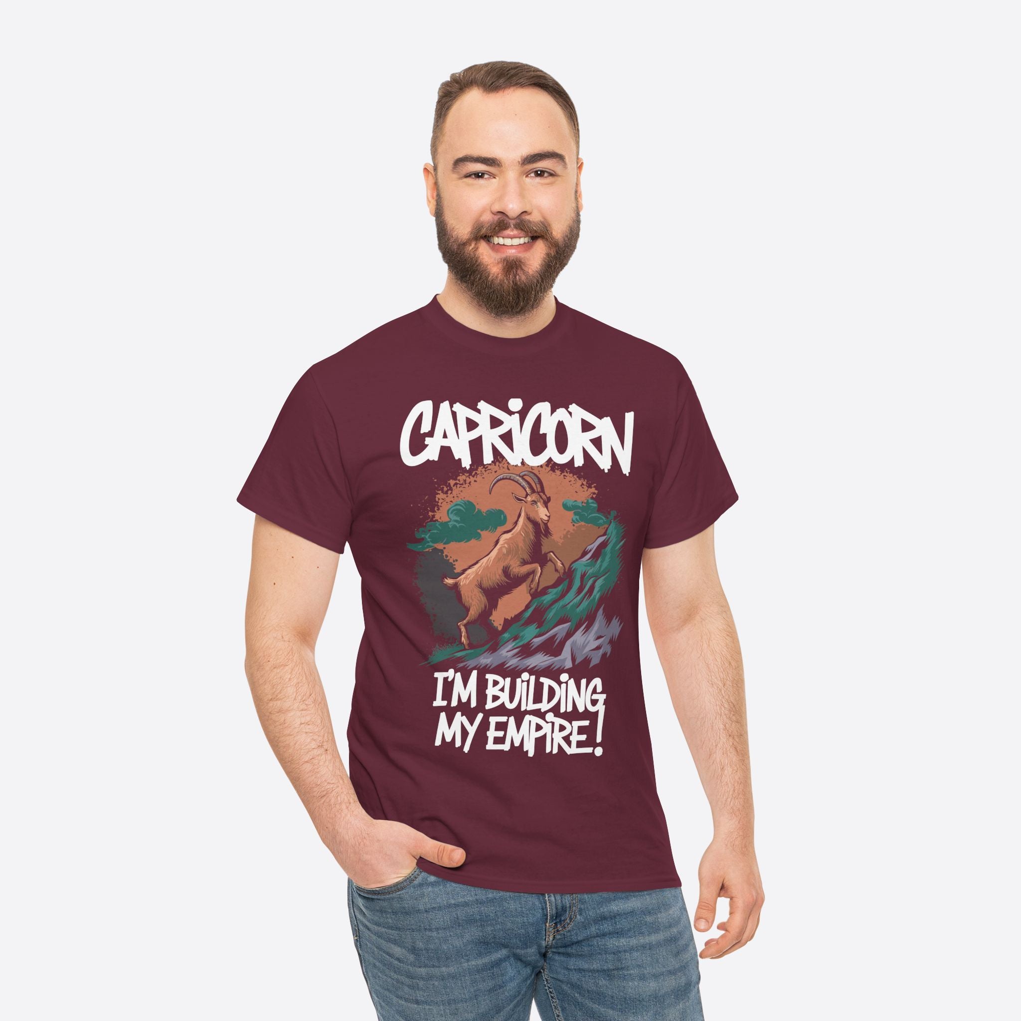 Capricorn Zodiac - I’m Building My Empire, Climb Like a Boss - Unisex T-Shirt