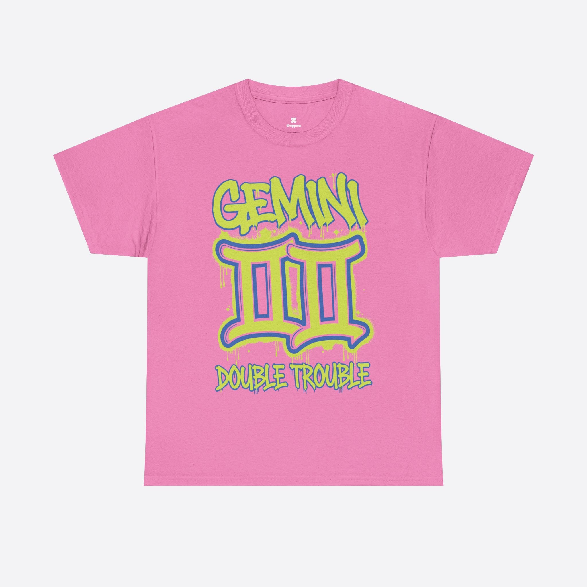 Gemini Zodiac - Double Trouble, Split Personality - Unisex T-Shirt
