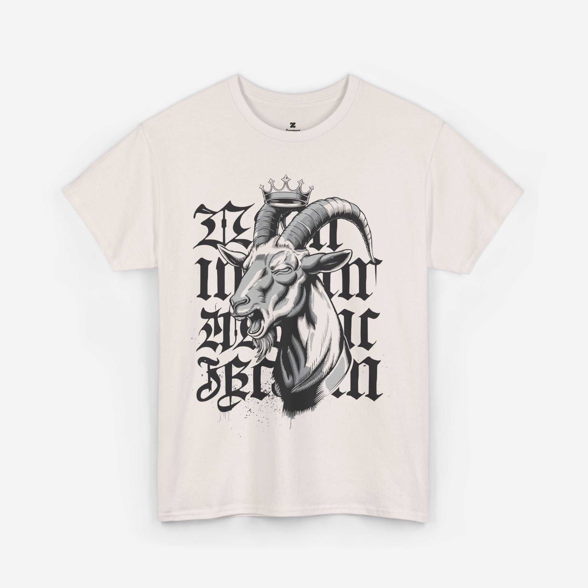 Capricorn Zodiac - Royal Ink Goat Graffiti Tee - Unisex T-Shirt