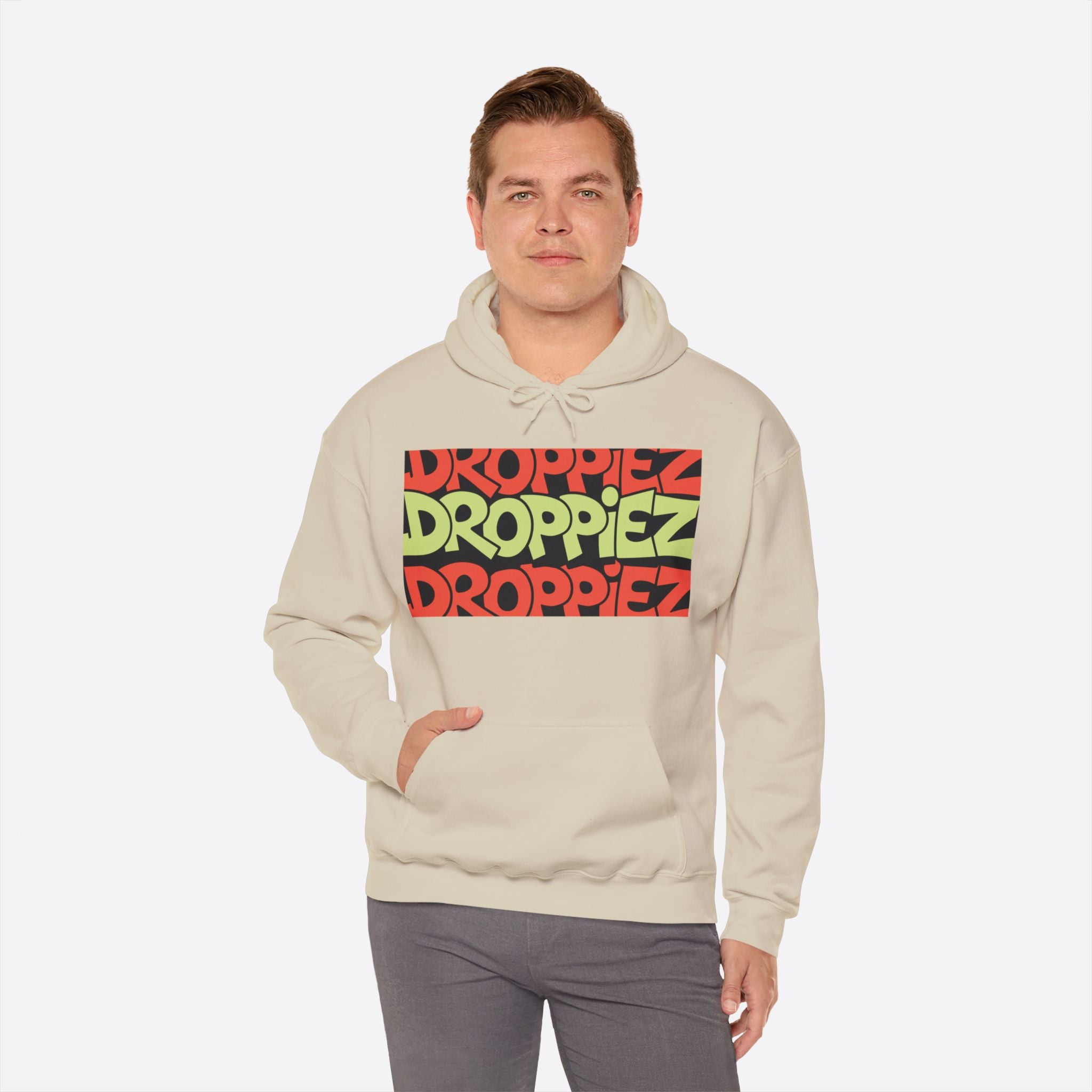 Unisex Dripdrop Hoodie with Bold Graphics – Statement Look