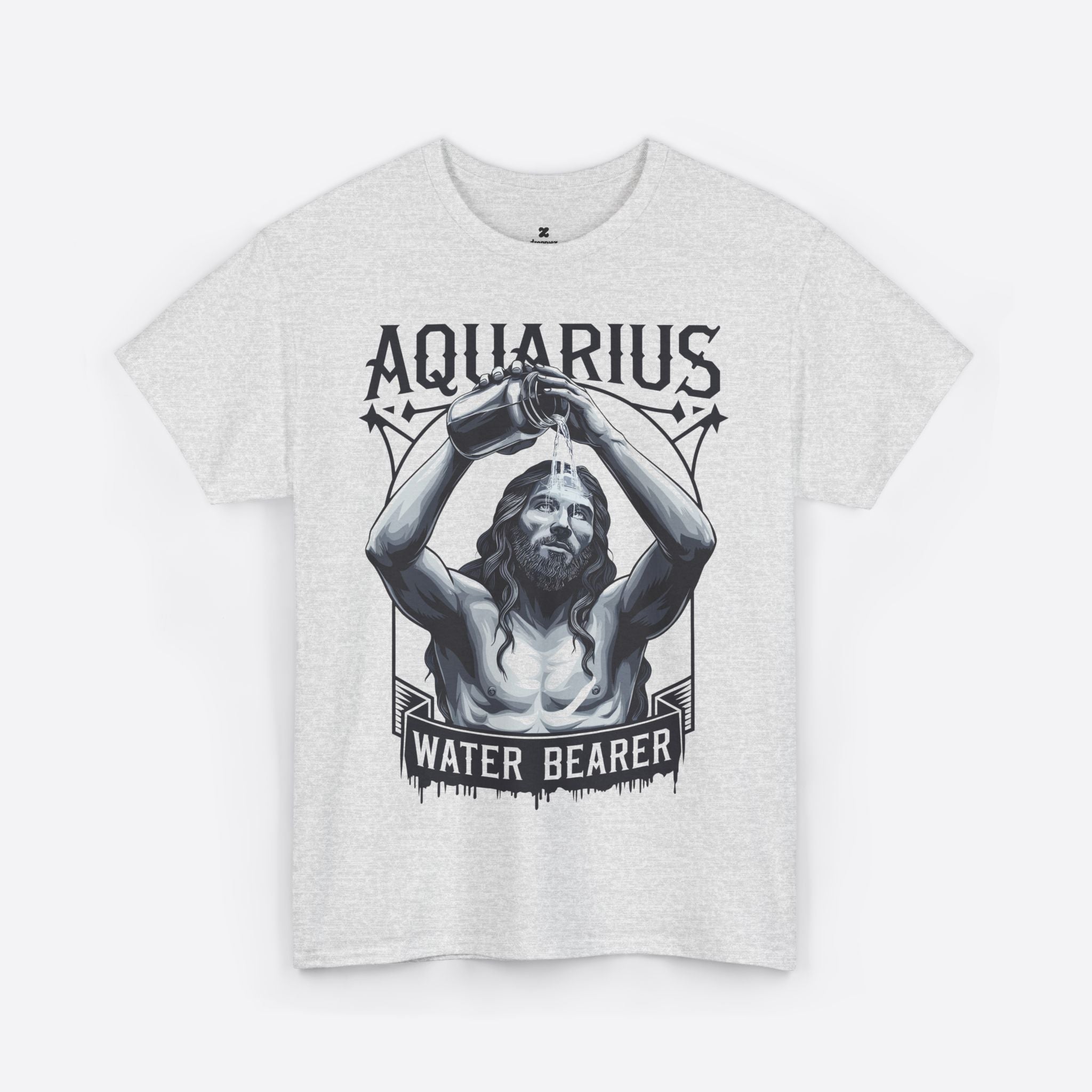 Aquarius Zodiac - Mythic Water Bearer Tee - Unisex T-Shirt