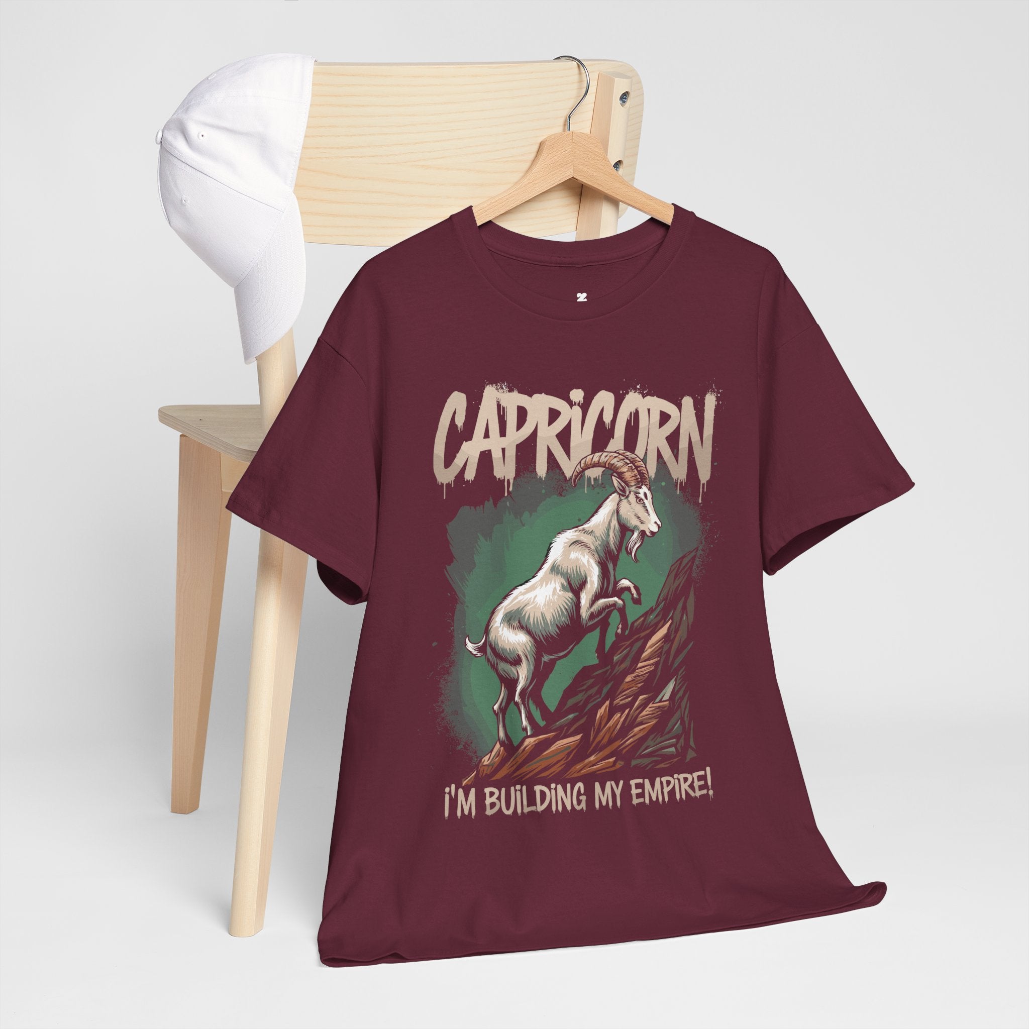 Capricorn Zodiac - I’m Building My Empire, Hustle to the Peak - Unisex T-Shirt