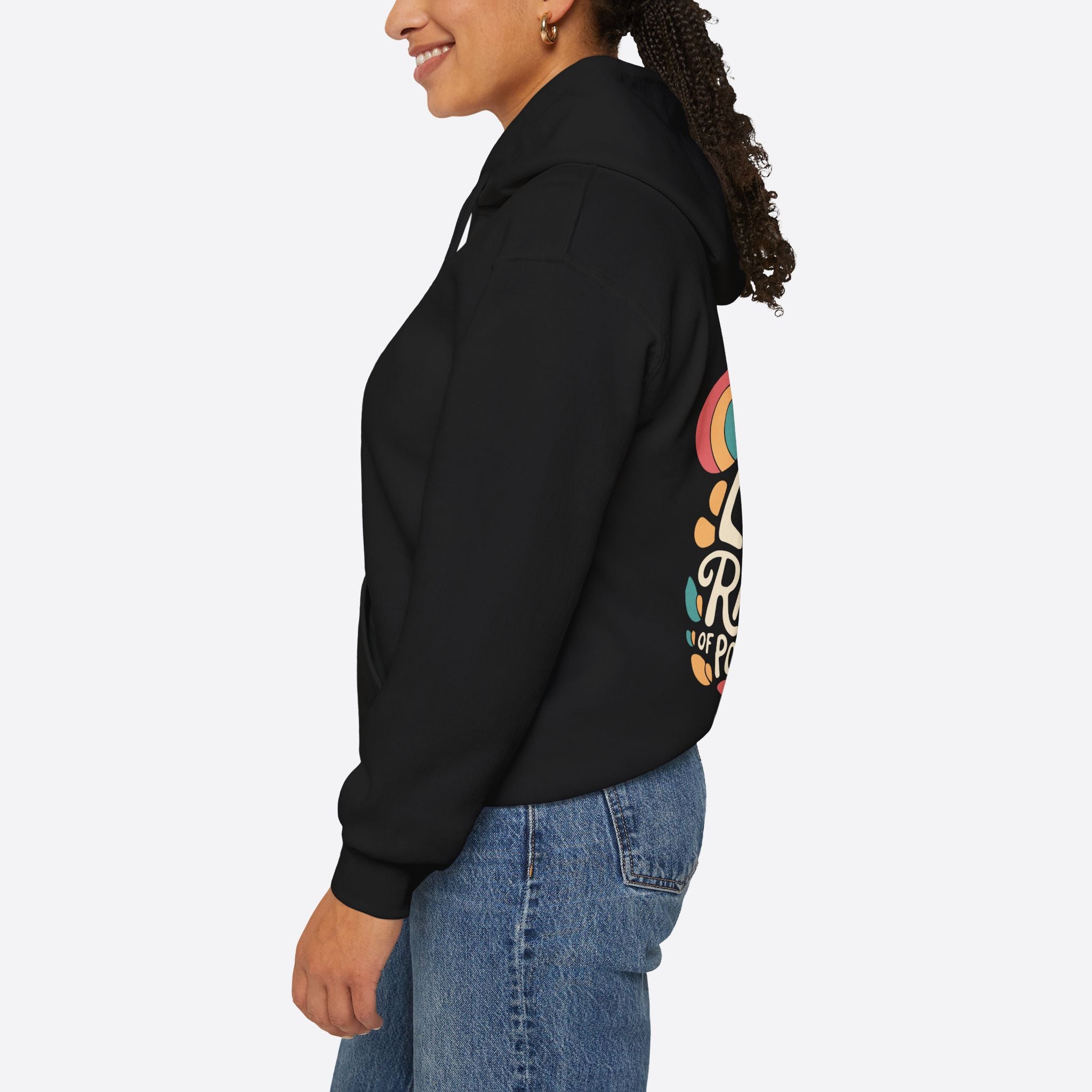 Women's Life Rainbow Hoodie – Soft and Stylish