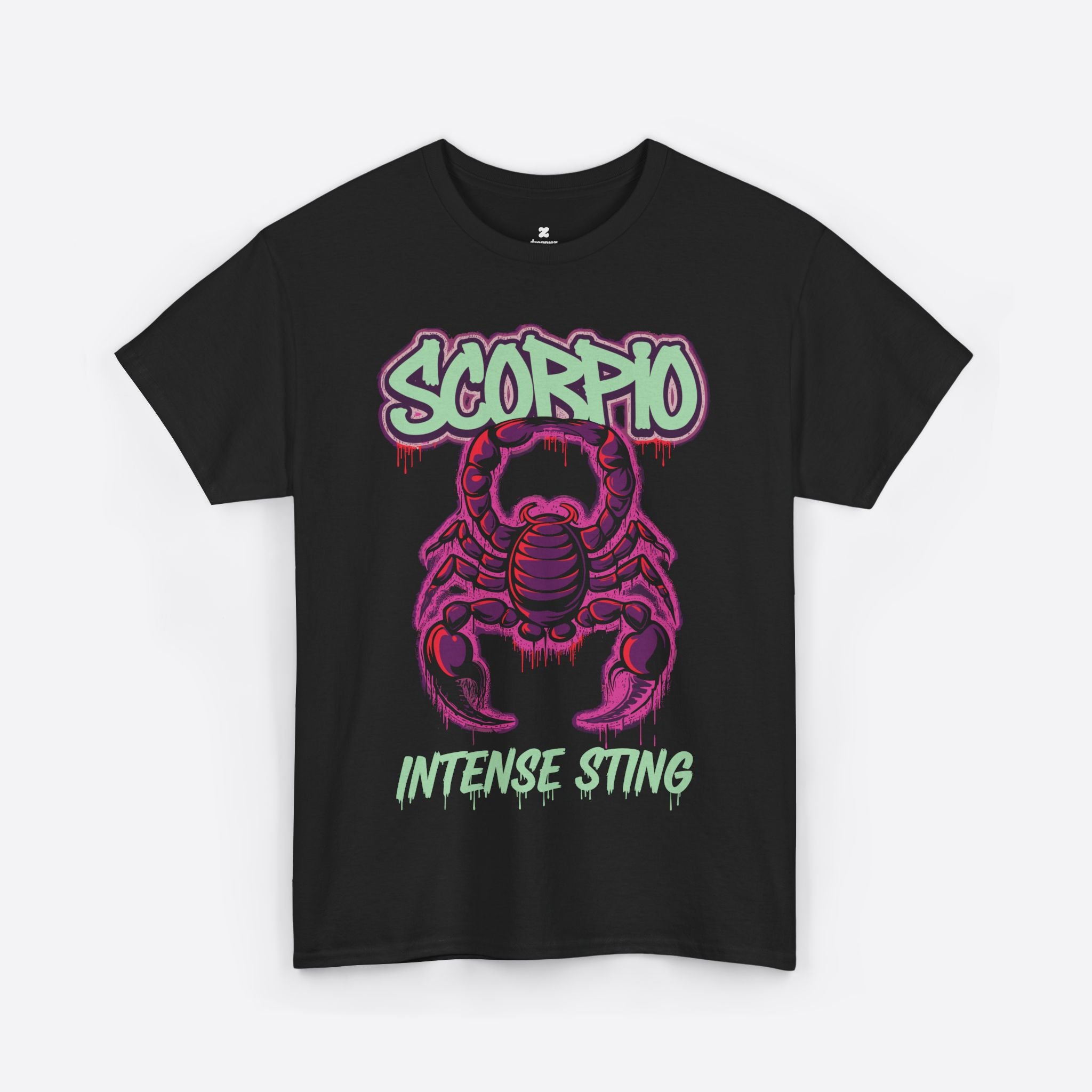 Scorpio Zodiac - Intense Sting Neon Tee- Unisex T-Shirt