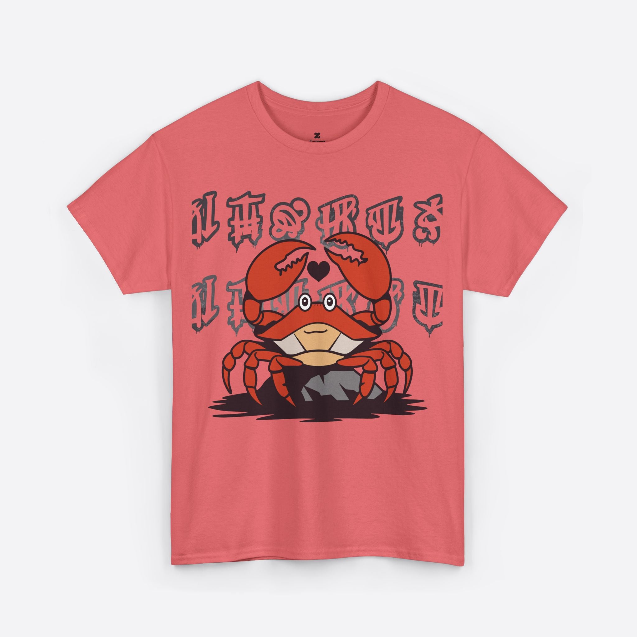 Cancer Zodiac - Cute Crab Heart Graphic Tee - Unisex T-Shirt