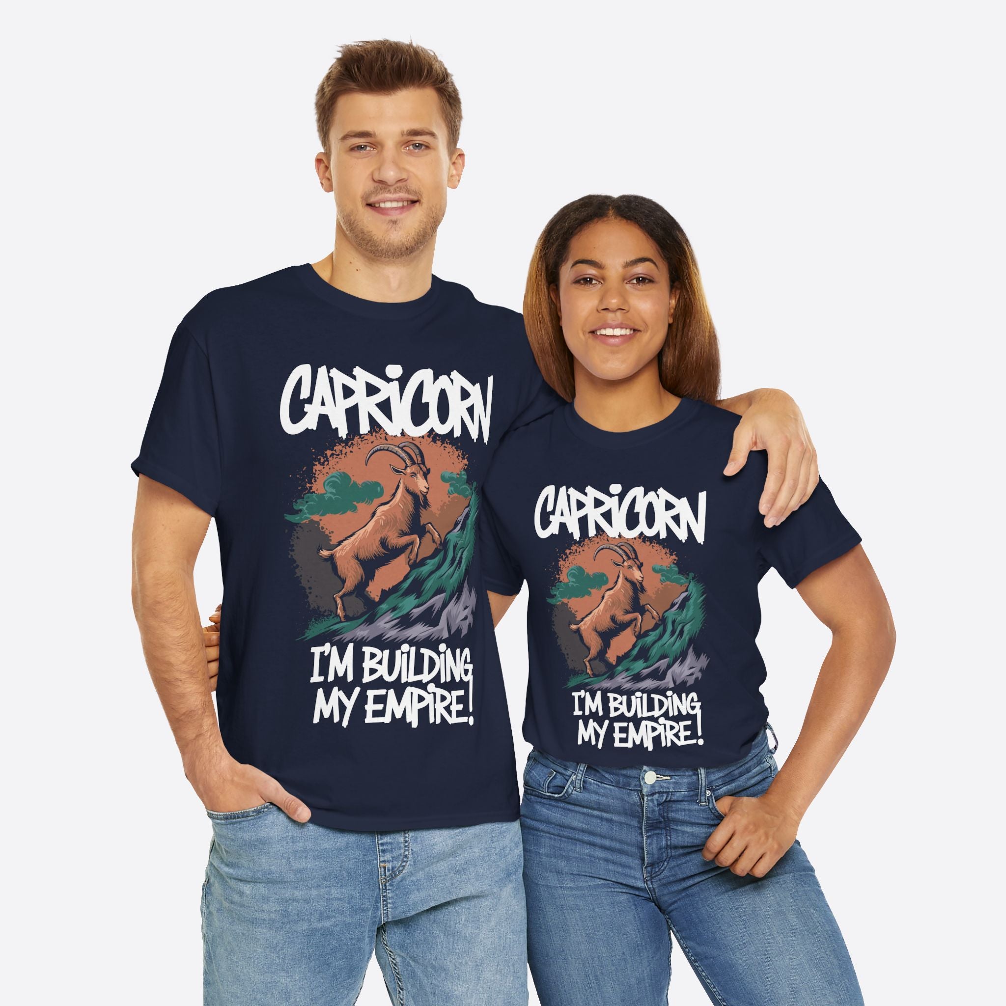 Capricorn Zodiac - I’m Building My Empire, Climb Like a Boss - Unisex T-Shirt