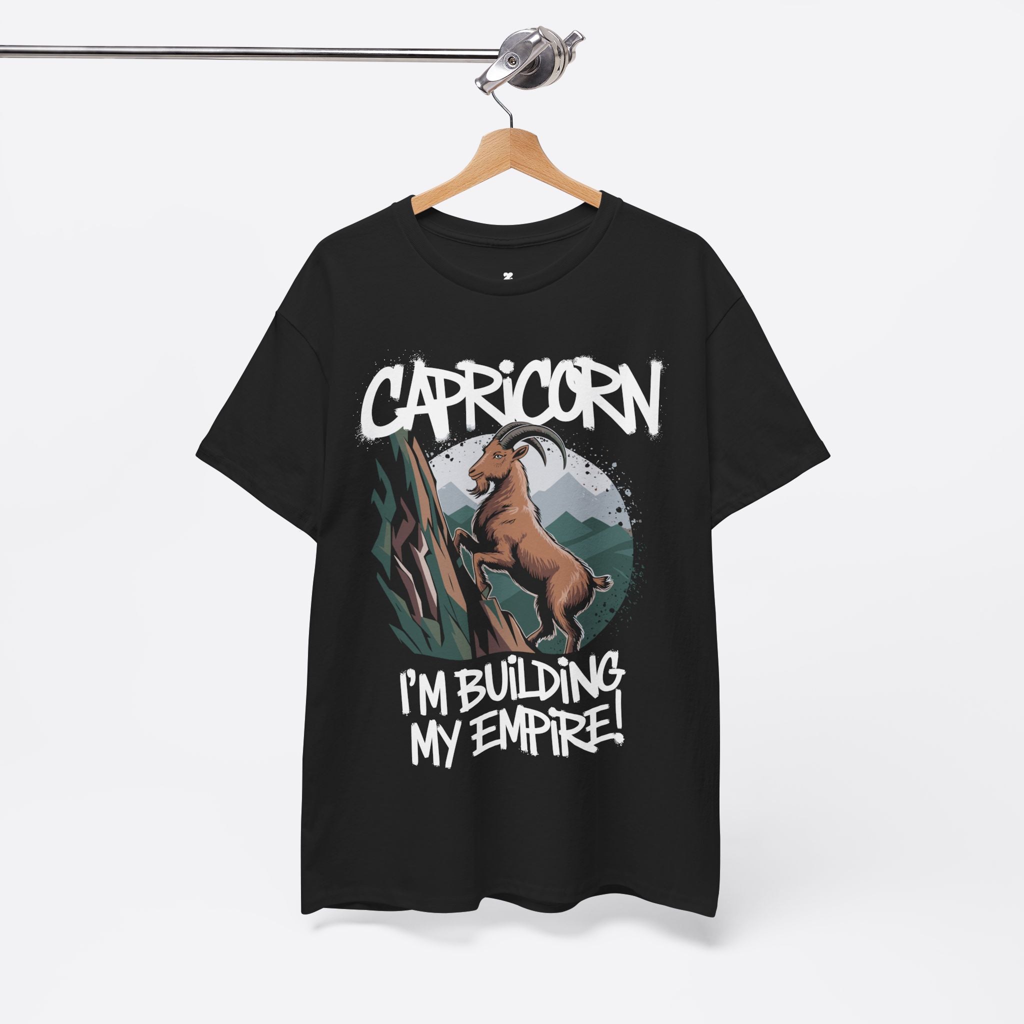 Capricorn Zodiac - I’m Building My Empire, Climbing Future - Unisex T-Shirt
