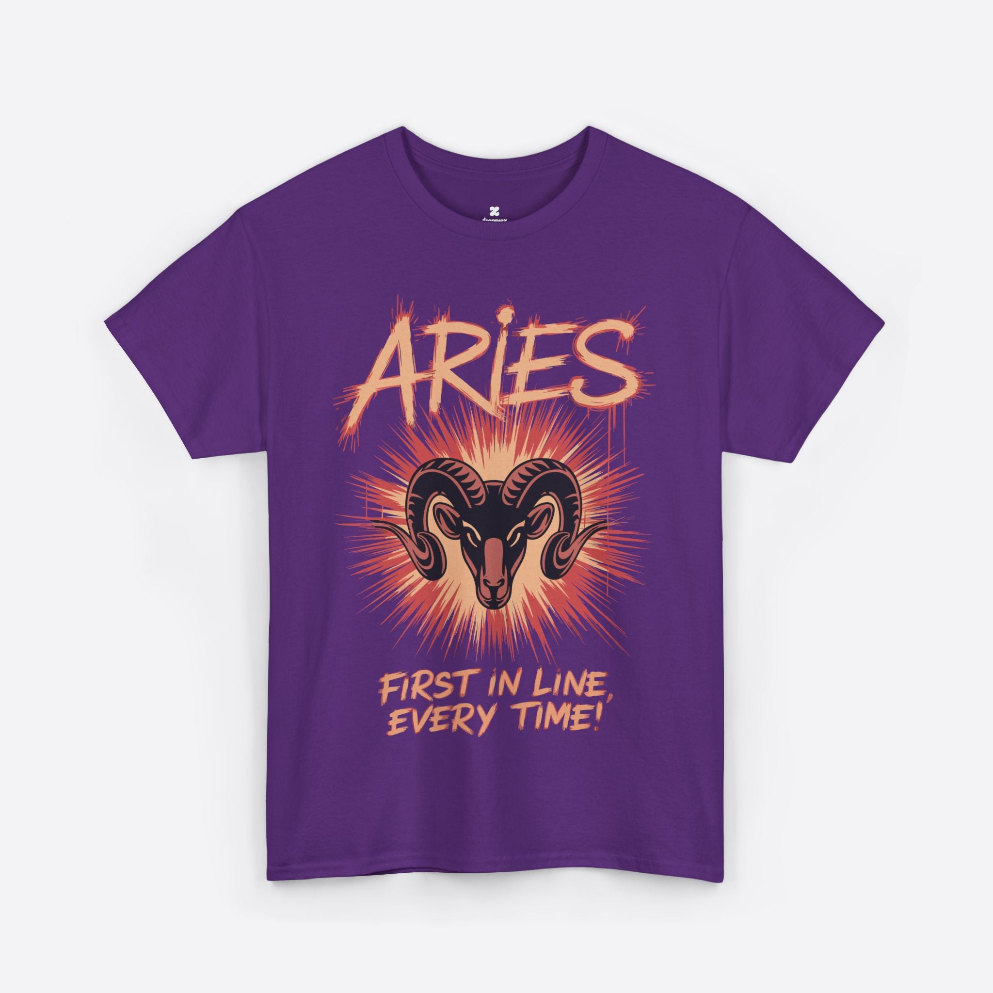 Aries Zodiac - First in Line, Every Time - Unisex T-Shirt