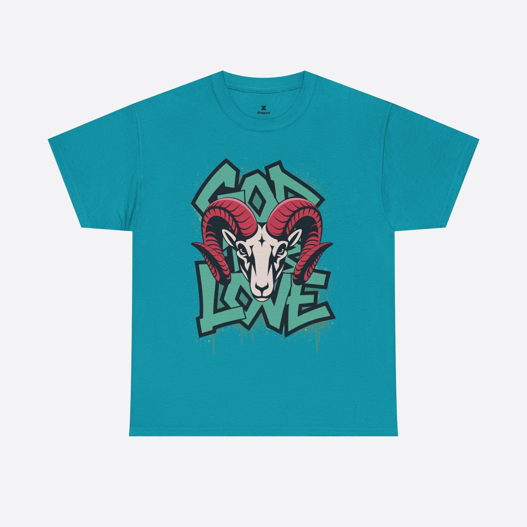 Aries Zodiac – God Love Street Art Tee – Unisex T-Shirt