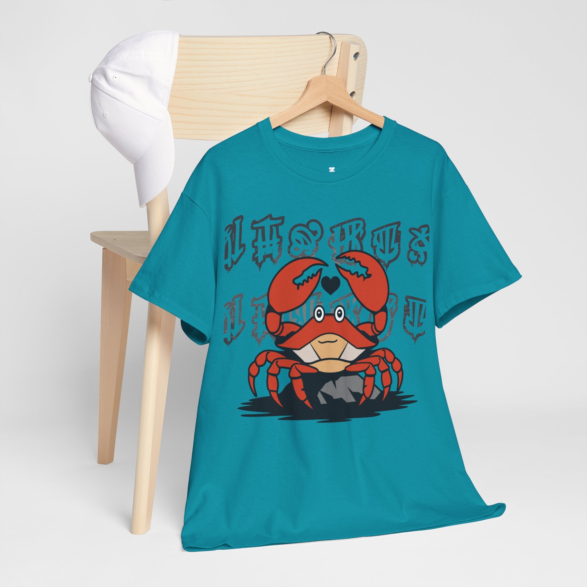 Cancer Zodiac - Cute Crab Heart Graphic Tee - Unisex T-Shirt